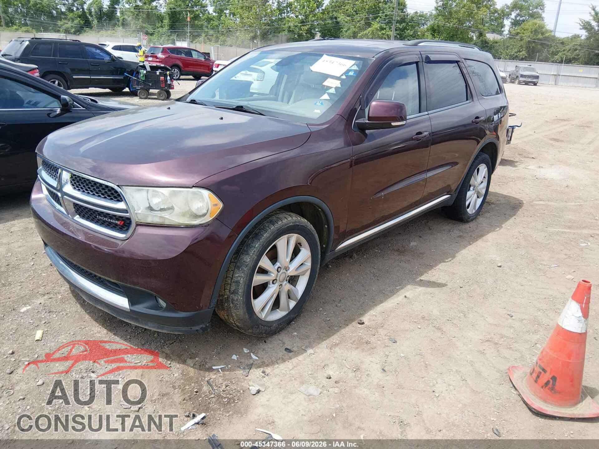 DODGE DURANGO 2012 - 1C4RDJDG6CC336926