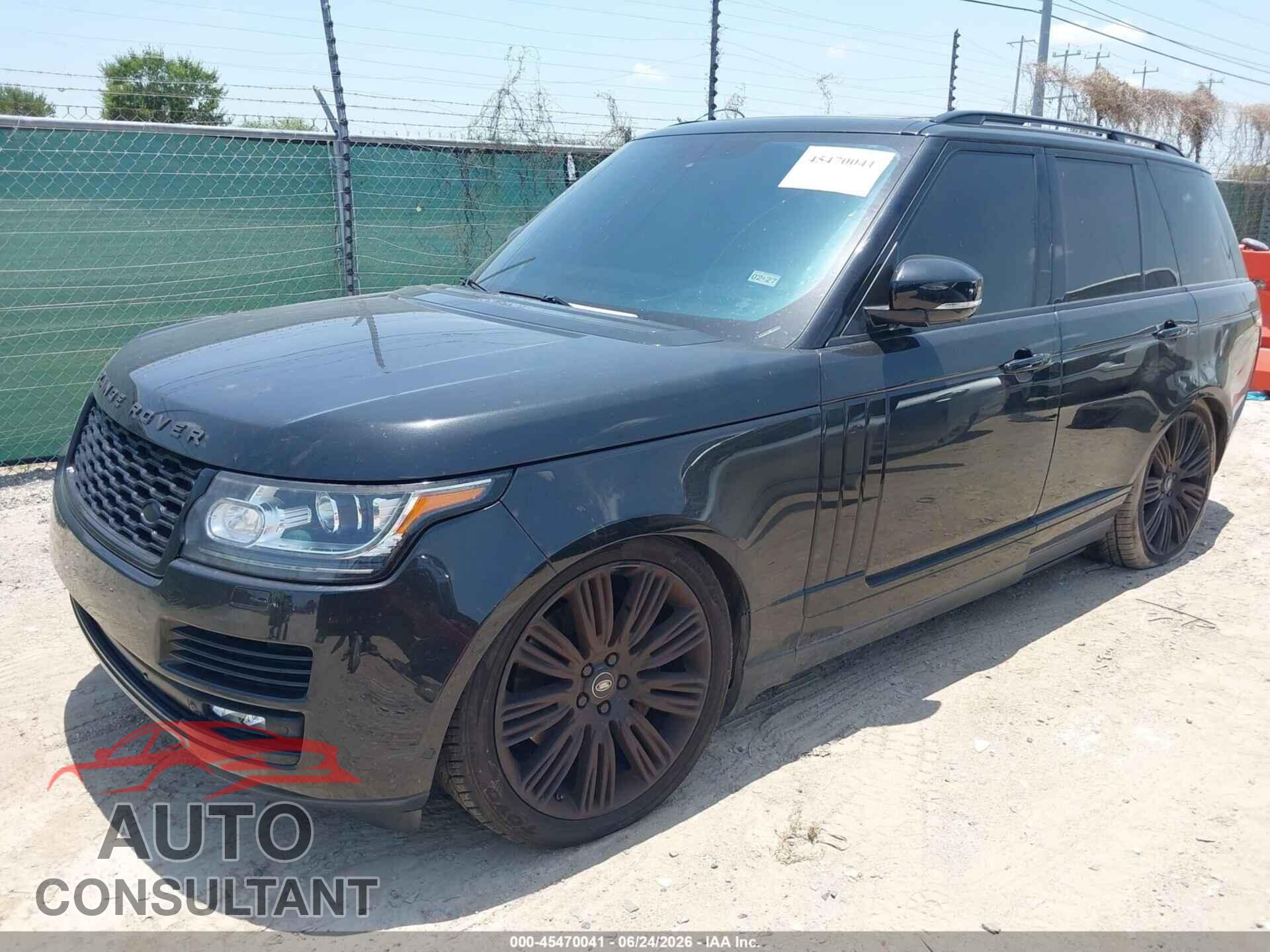 LAND ROVER RANGE ROVER 2013 - SALGV2EF8DA118427