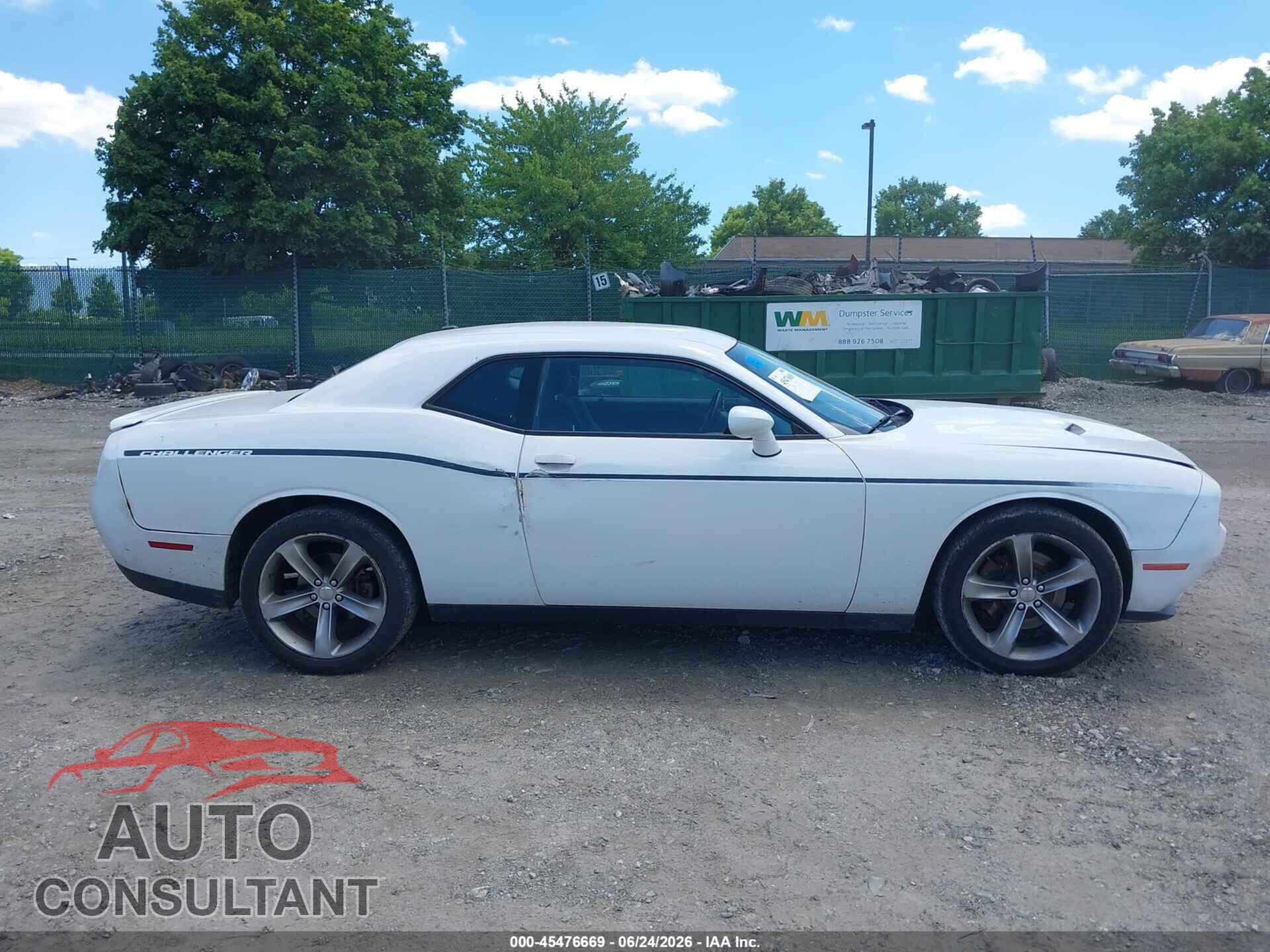 DODGE CHALLENGER 2015 - 2C3CDZAG7FH873660