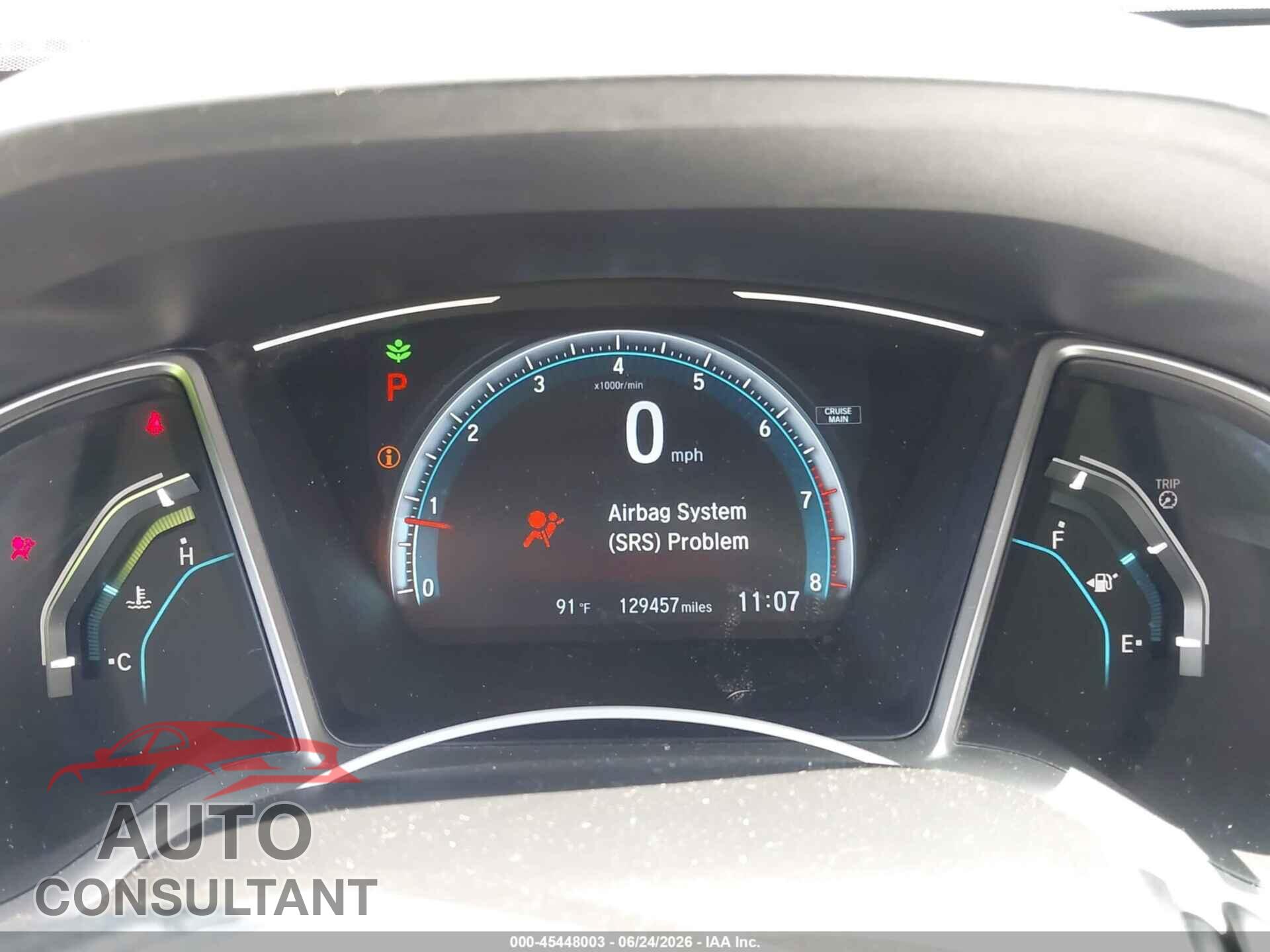HONDA CIVIC 2017 - 2HGFC2F79HH555216
