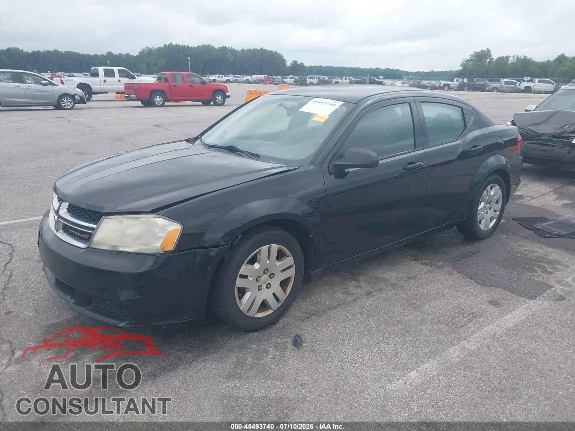 DODGE AVENGER 2013 - 1C3CDZAB4DN631594