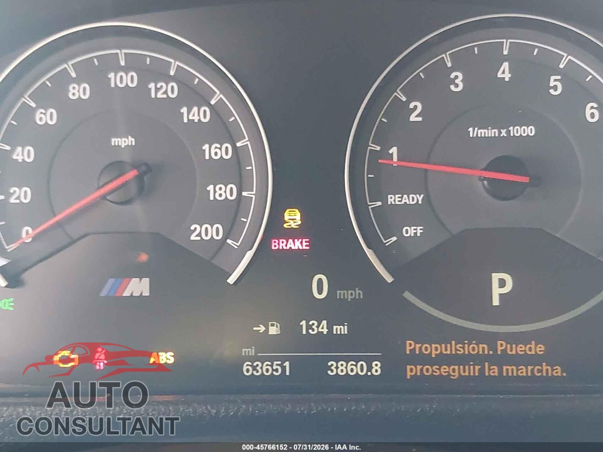 BMW M3 2016 - WBS8M9C53G5D31540
