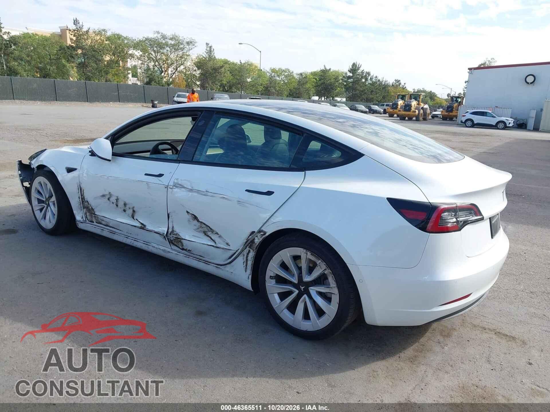 TESLA MODEL 3 2021 - 5YJ3E1EA7MF046650