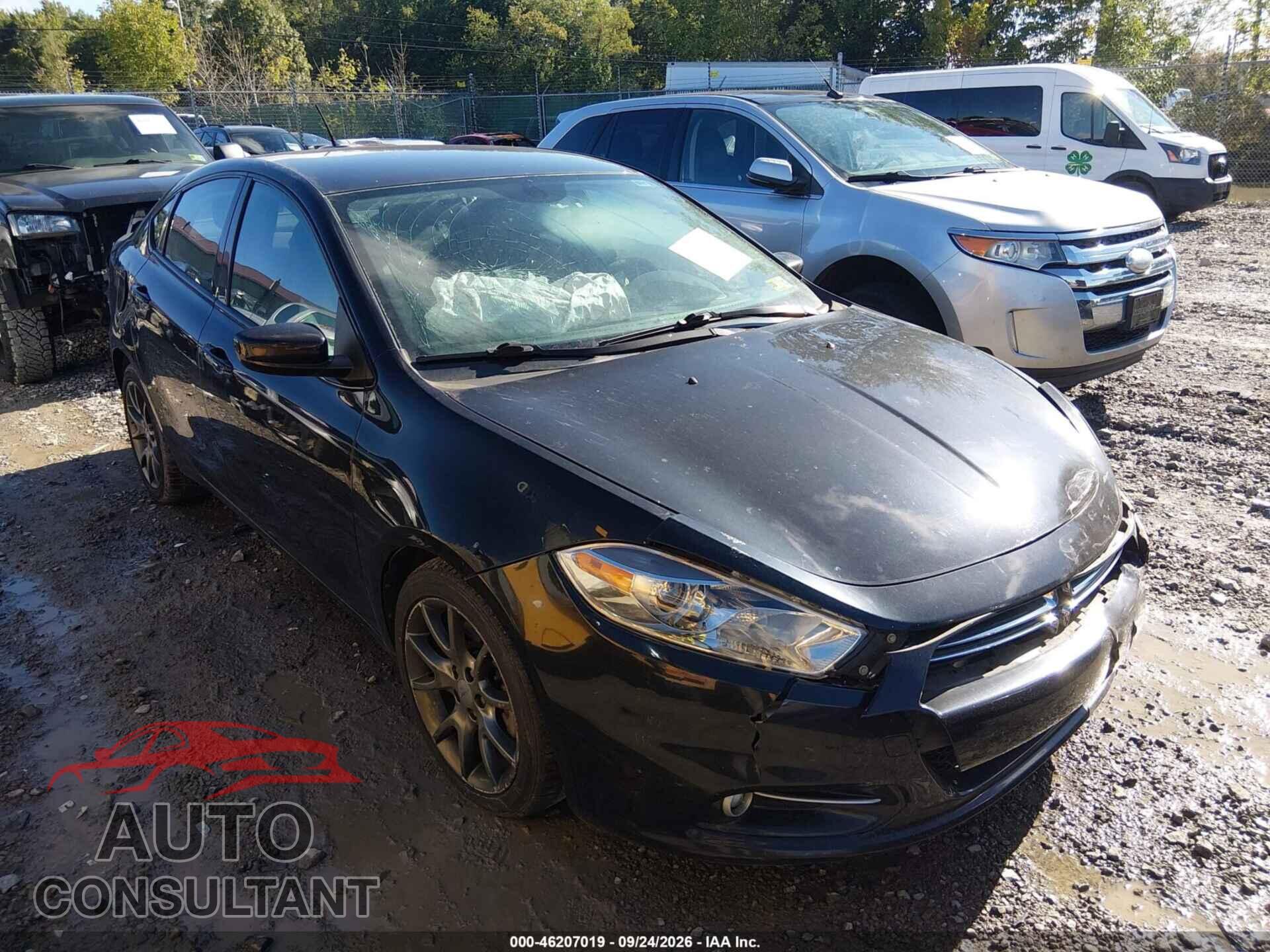 DODGE DART 2013 - 1C3CDFBA9DD295337