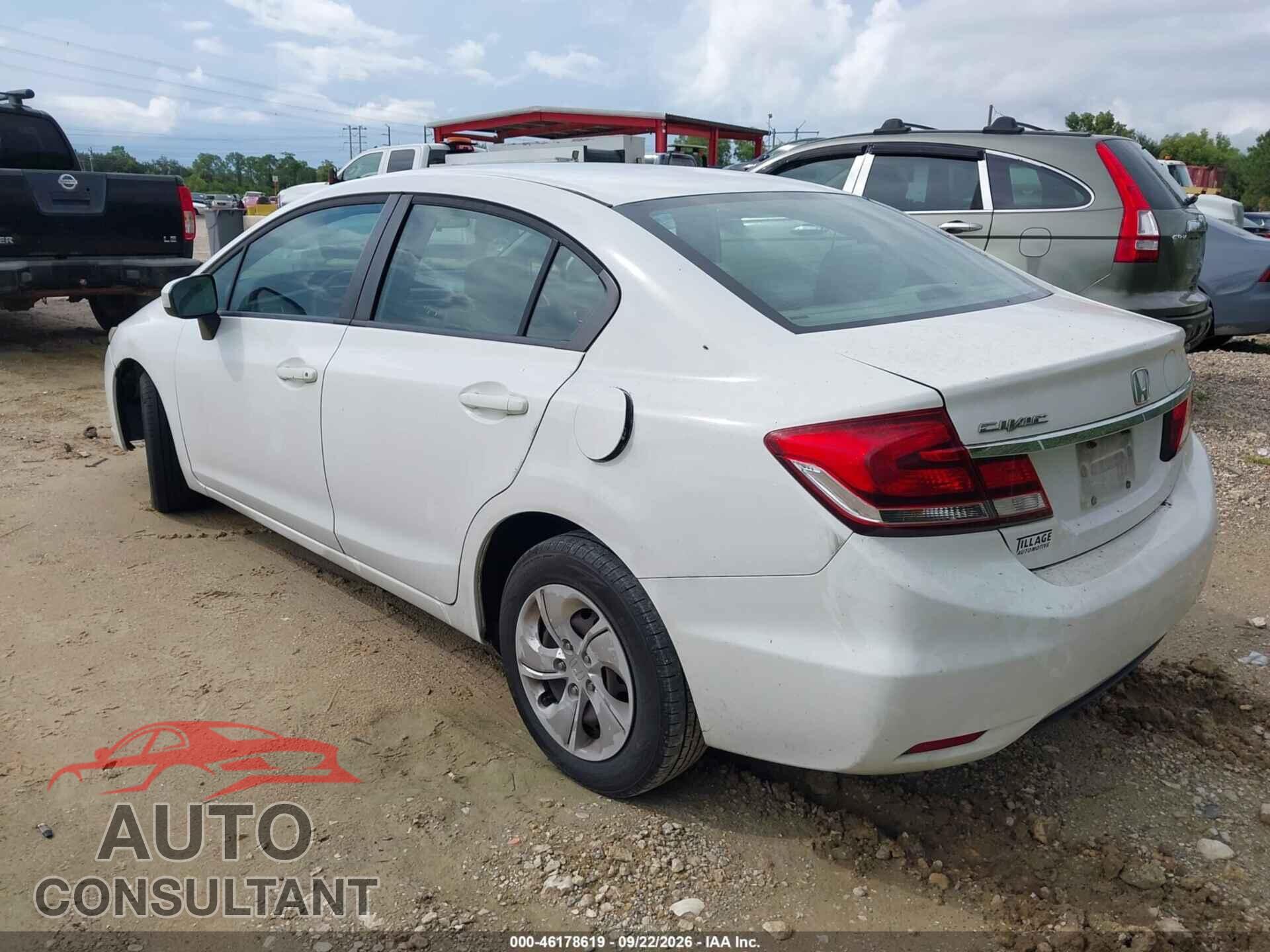 HONDA CIVIC 2014 - 19XFB2F5XEE021455