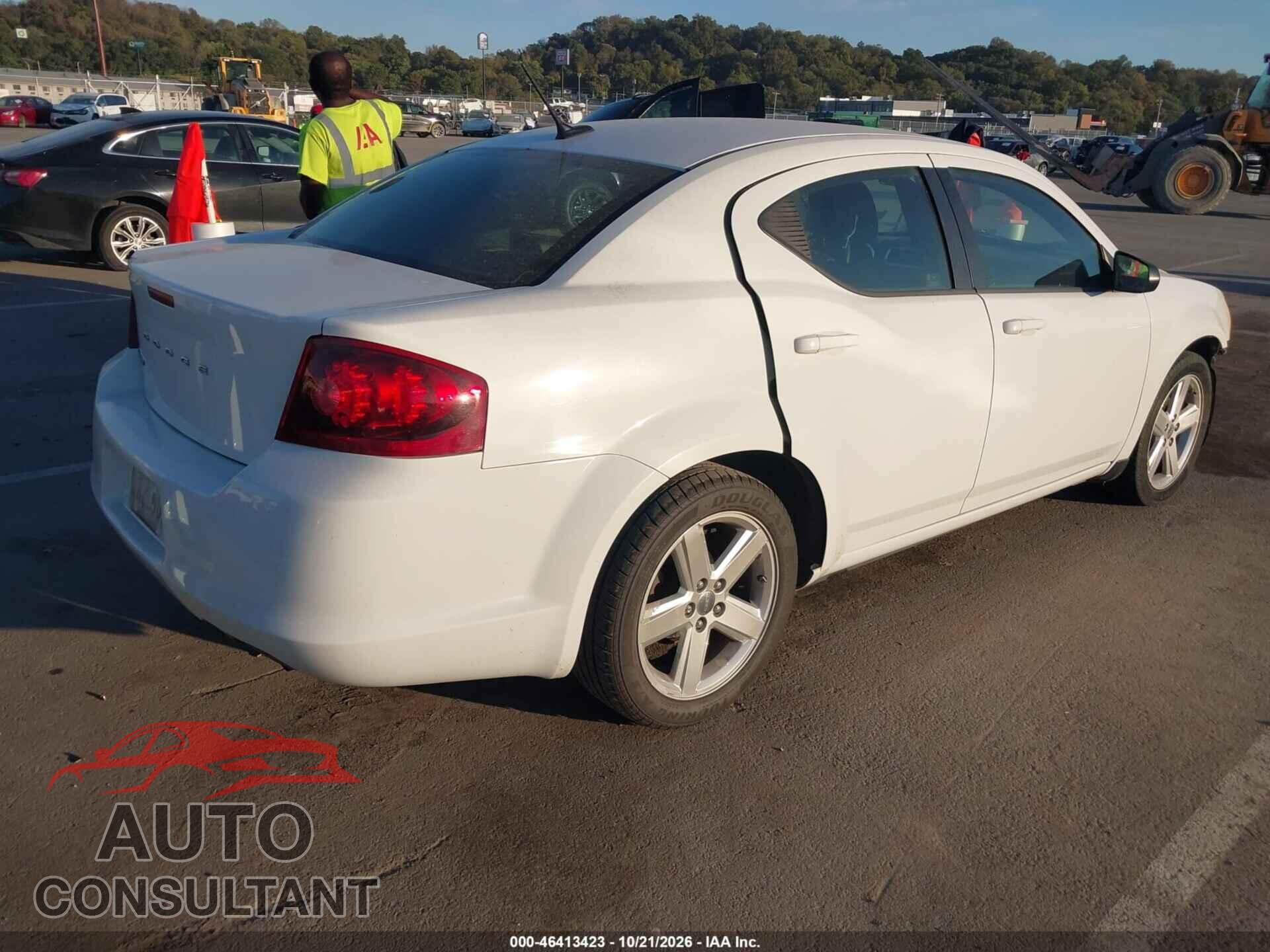 DODGE AVENGER 2013 - 1C3CDZAB5DN680240
