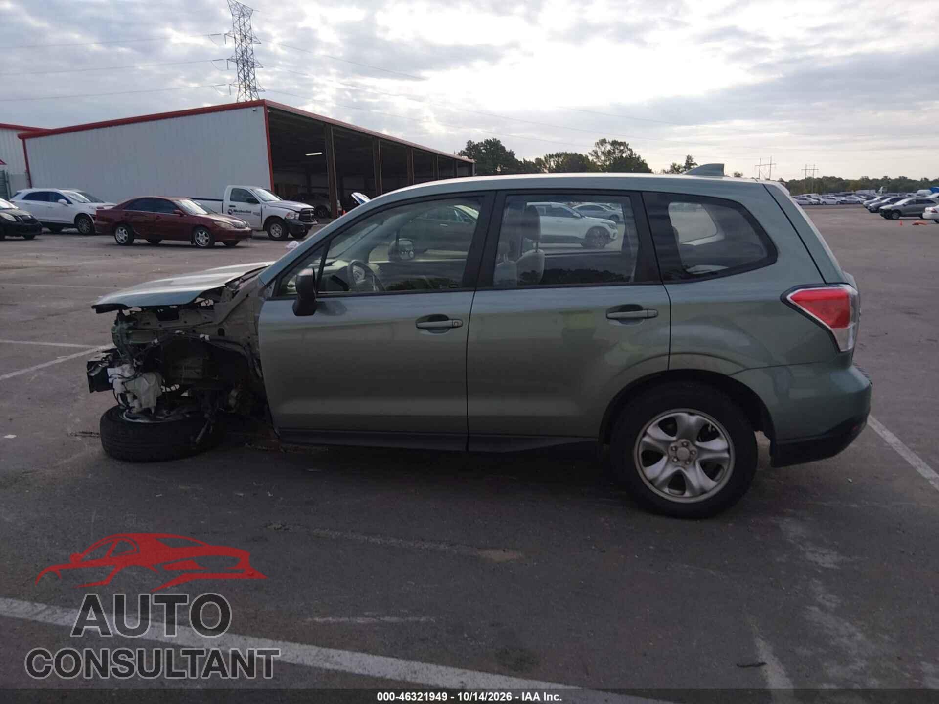 SUBARU FORESTER 2017 - JF2SJAAC5HH502800