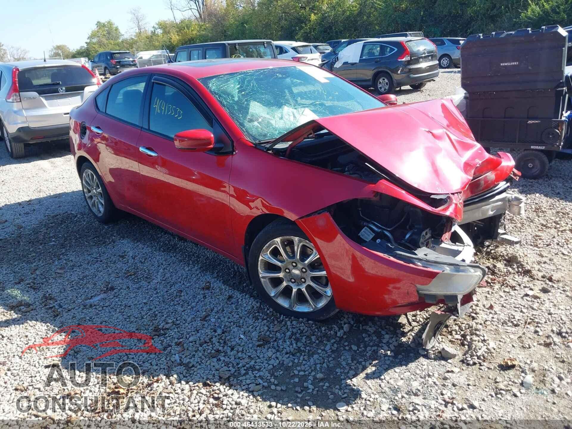 DODGE DART 2013 - 1C3CDFCA8DD198984