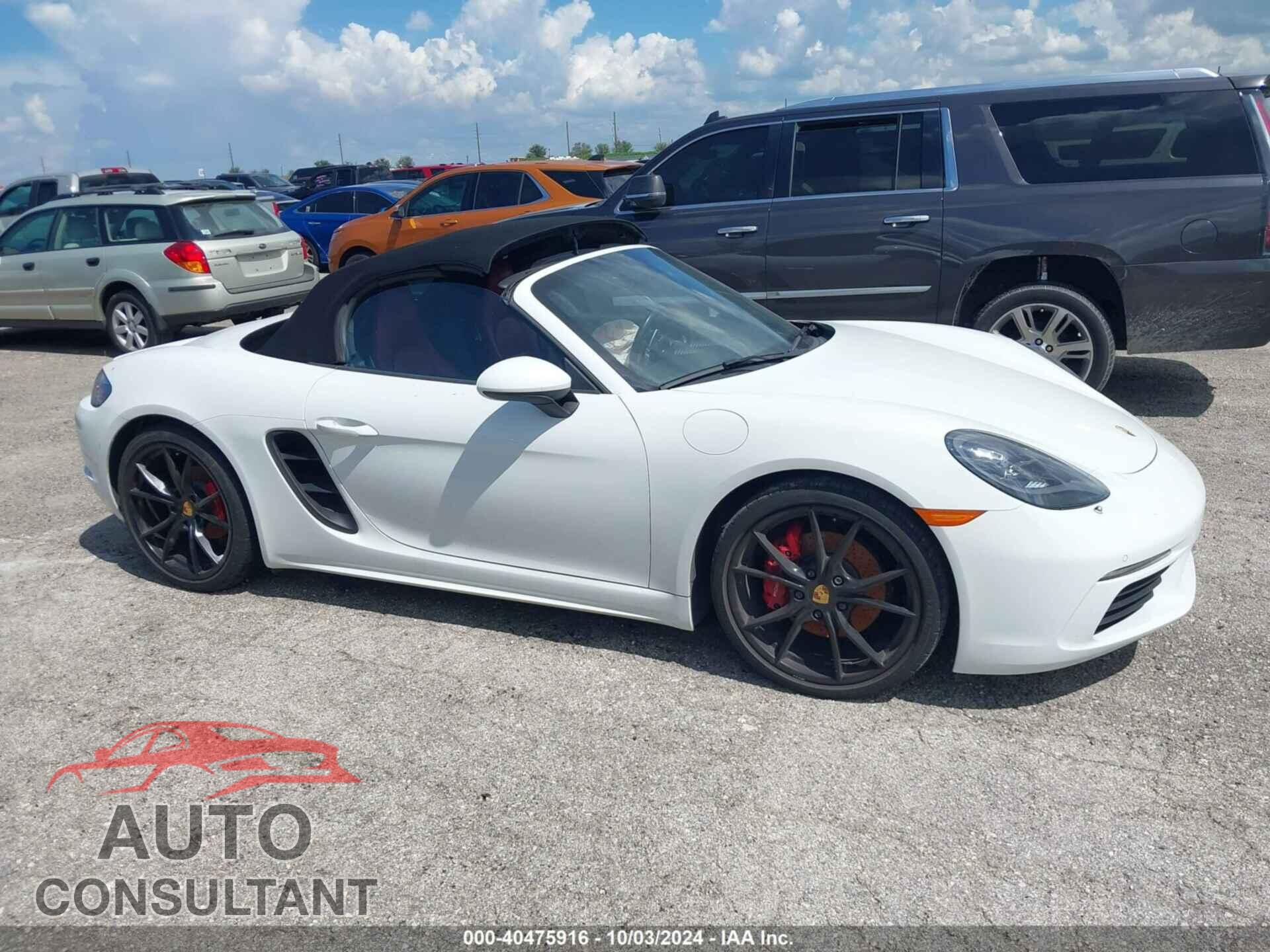 PORSCHE BOXSTER 2017 - WP0CB2A82HS241677