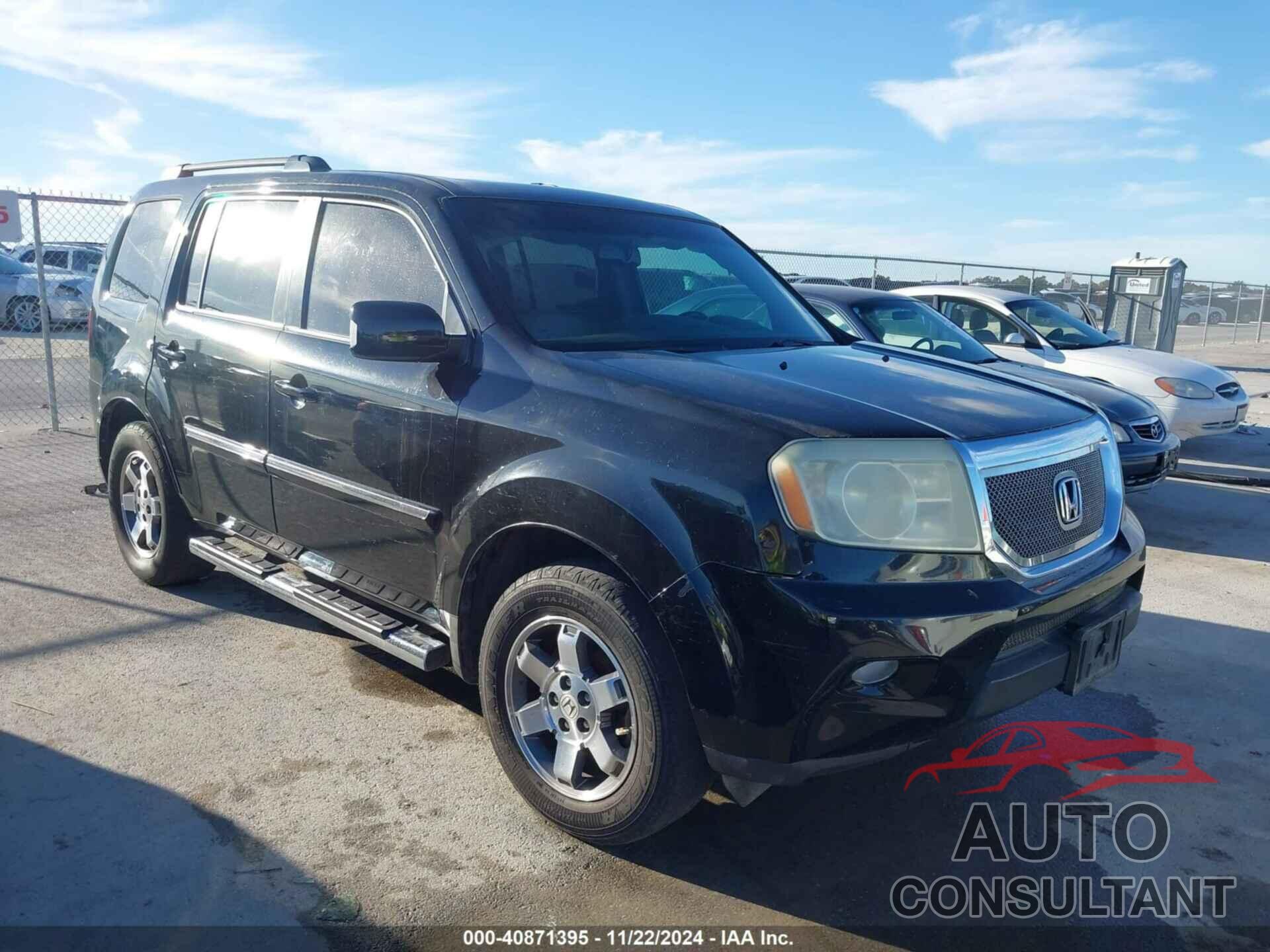 HONDA PILOT 2010 - 5FNYF3H92AB013518