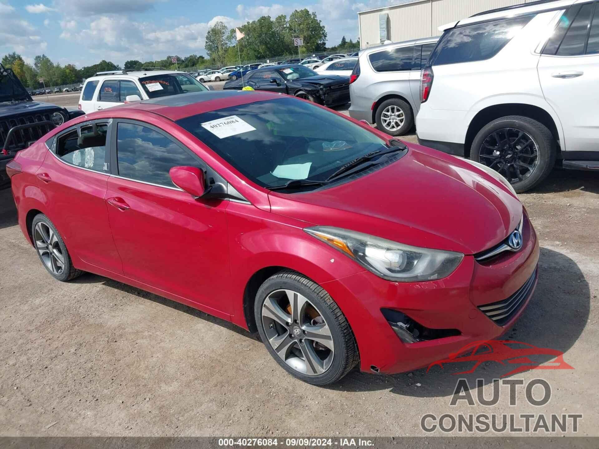 HYUNDAI ELANTRA 2016 - KMHDH4AH8GU488246