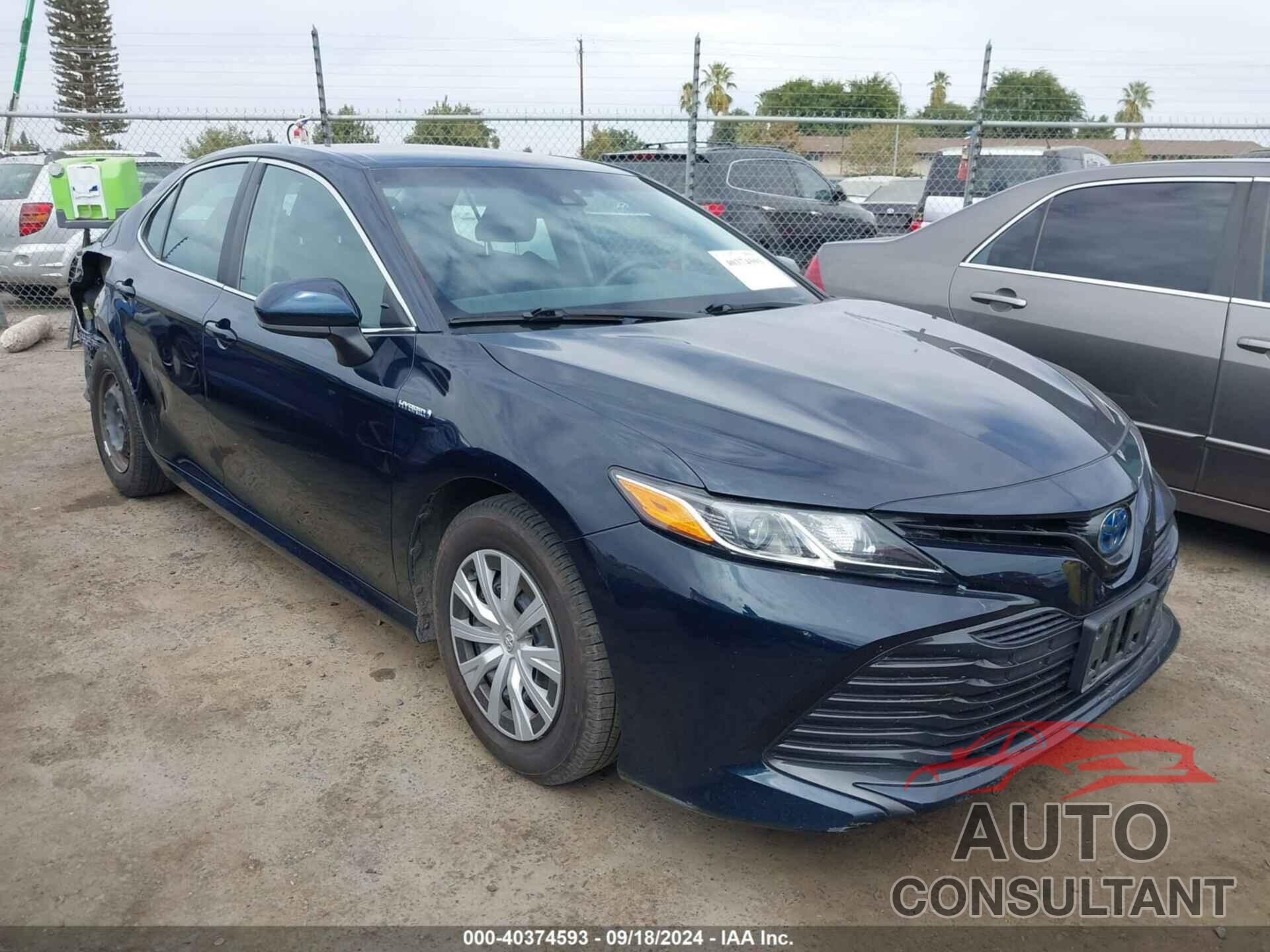 TOYOTA CAMRY HYBRID 2019 - 4T1B31HK4KU007567