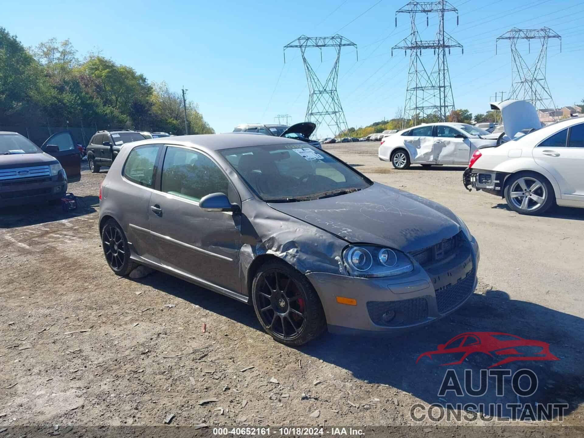 VOLKSWAGEN GTI 2009 - WVWED71K89W112364