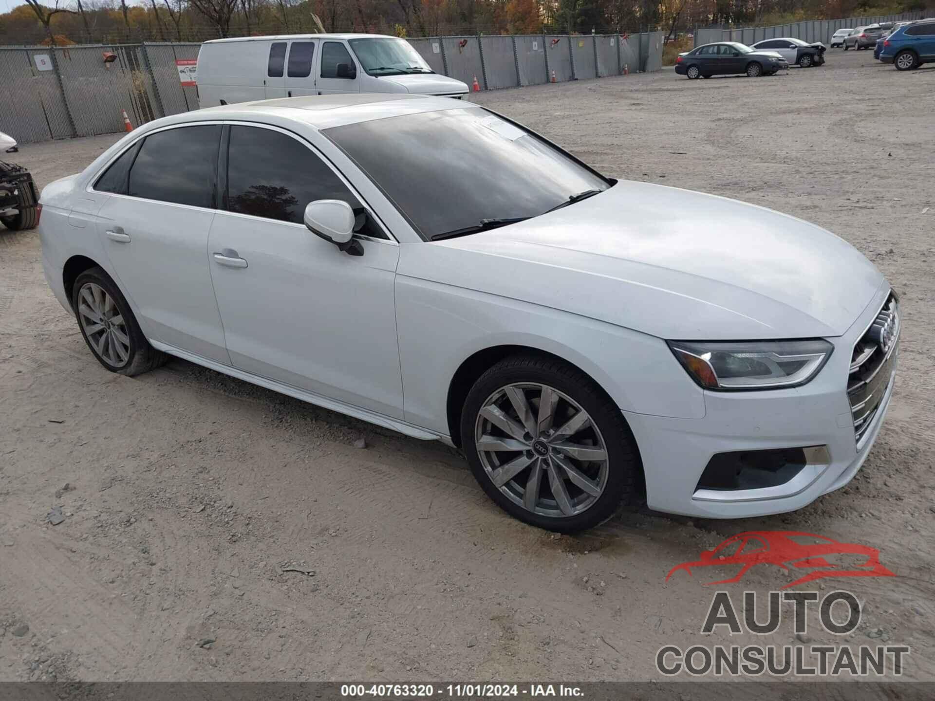 AUDI A4 2021 - WAUABAF4XMN007607