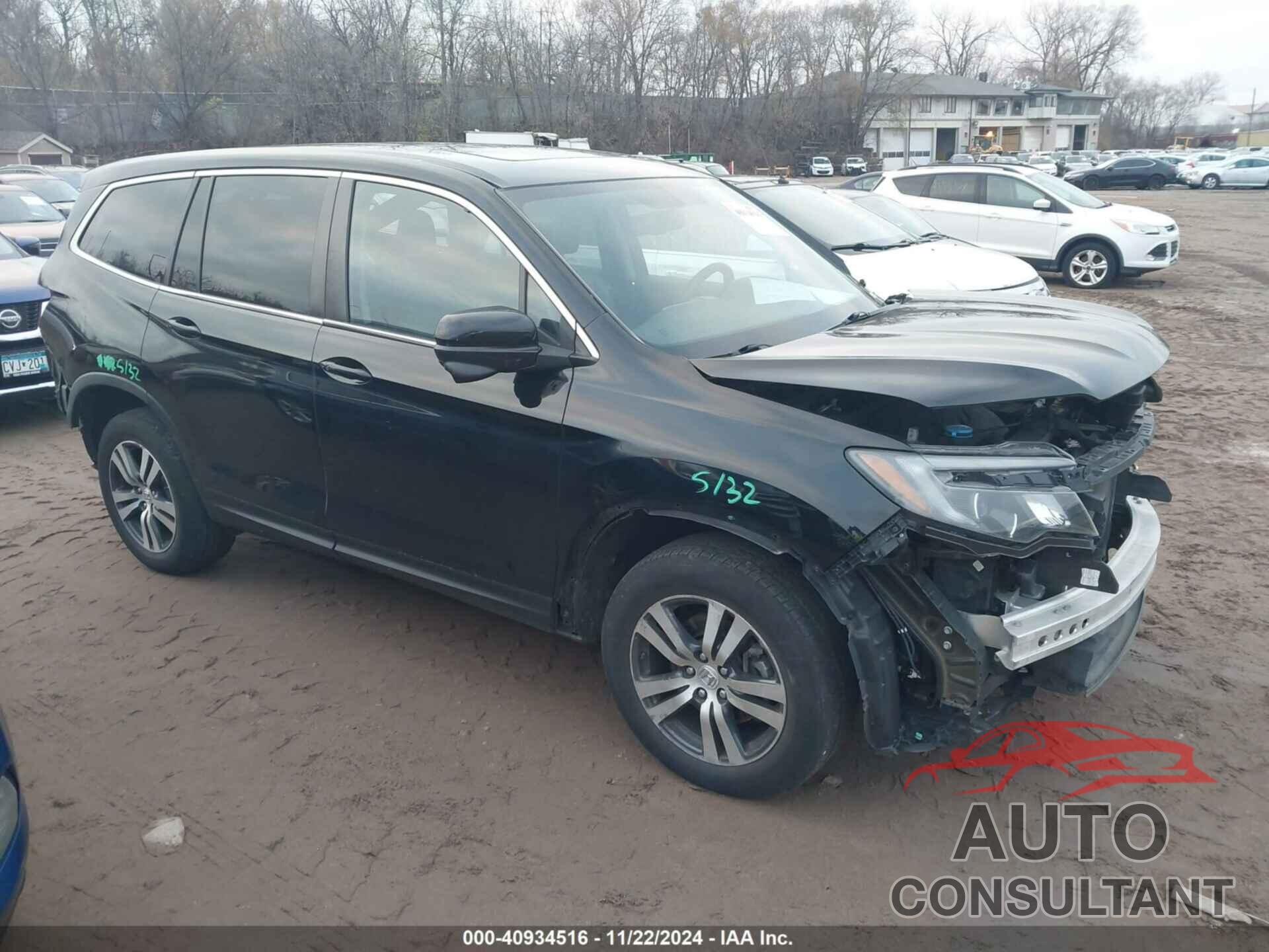 HONDA PILOT 2018 - 5FNYF6H55JB027556