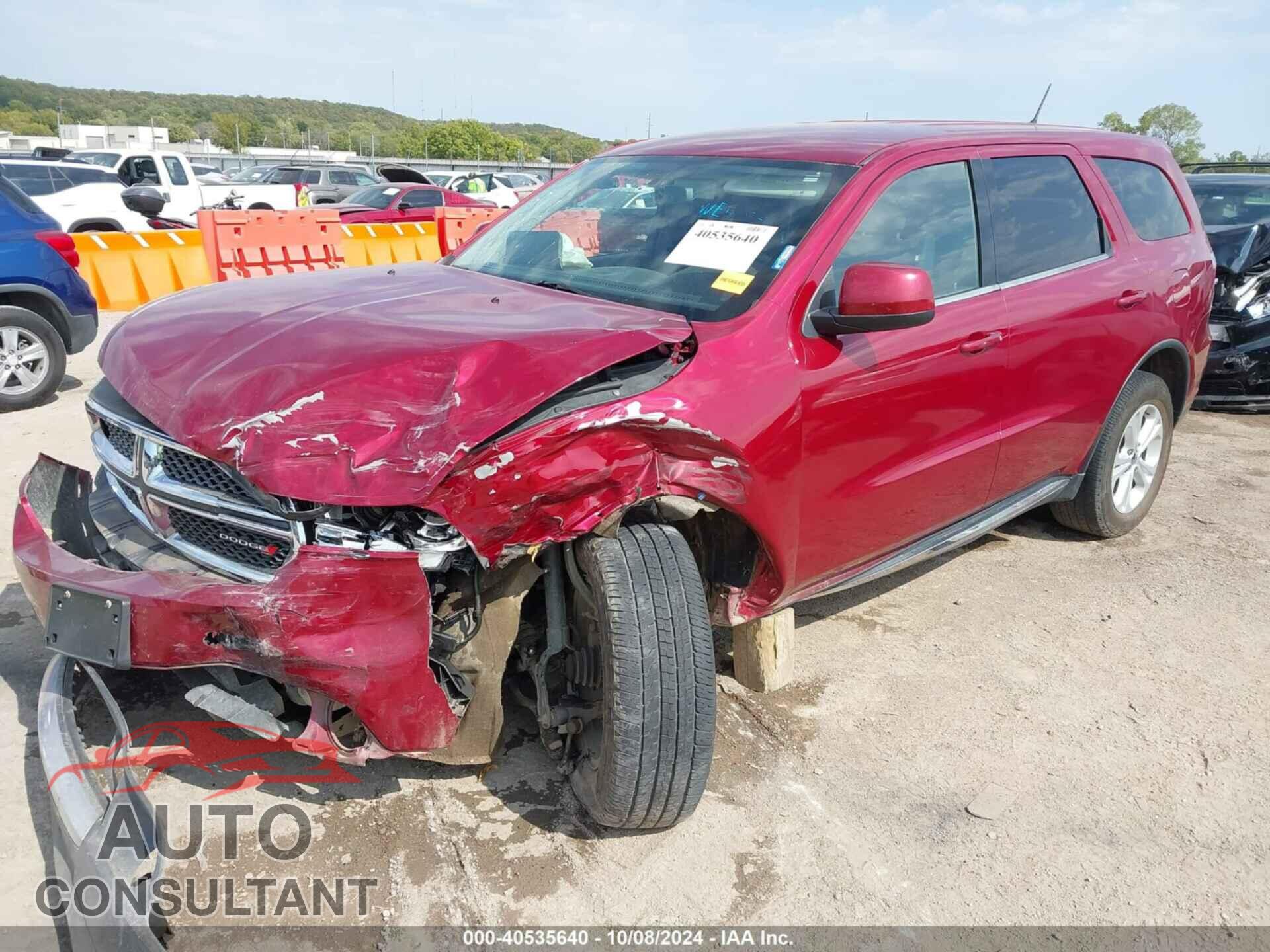 DODGE DURANGO 2013 - 1C4RDJAG8DC527687