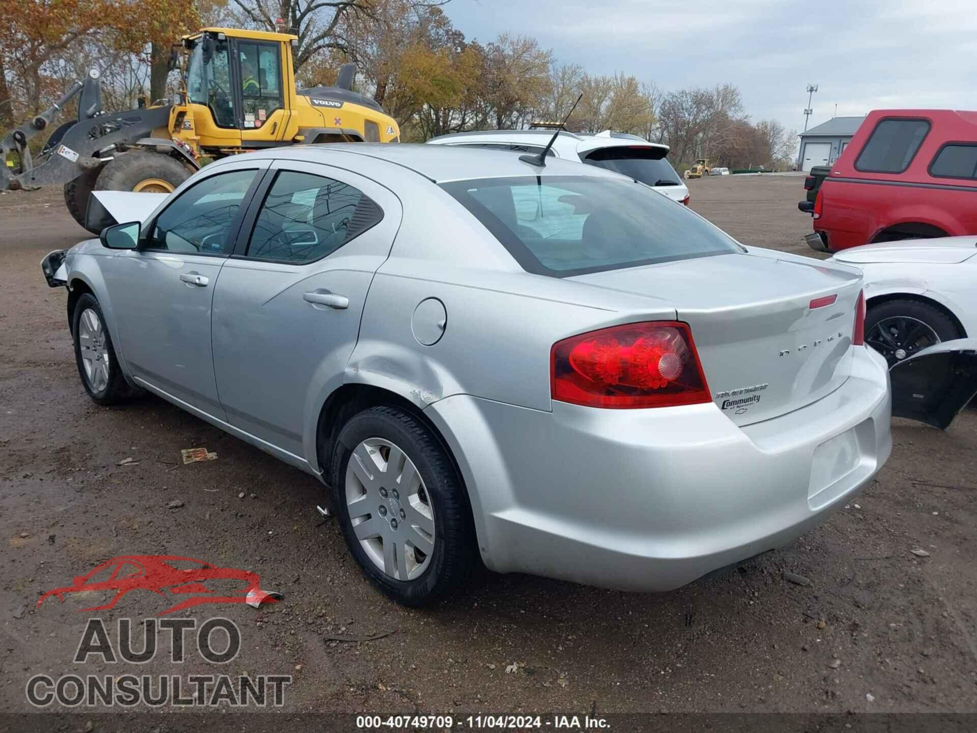 DODGE AVENGER 2011 - 1B3BD4FB8BN546887