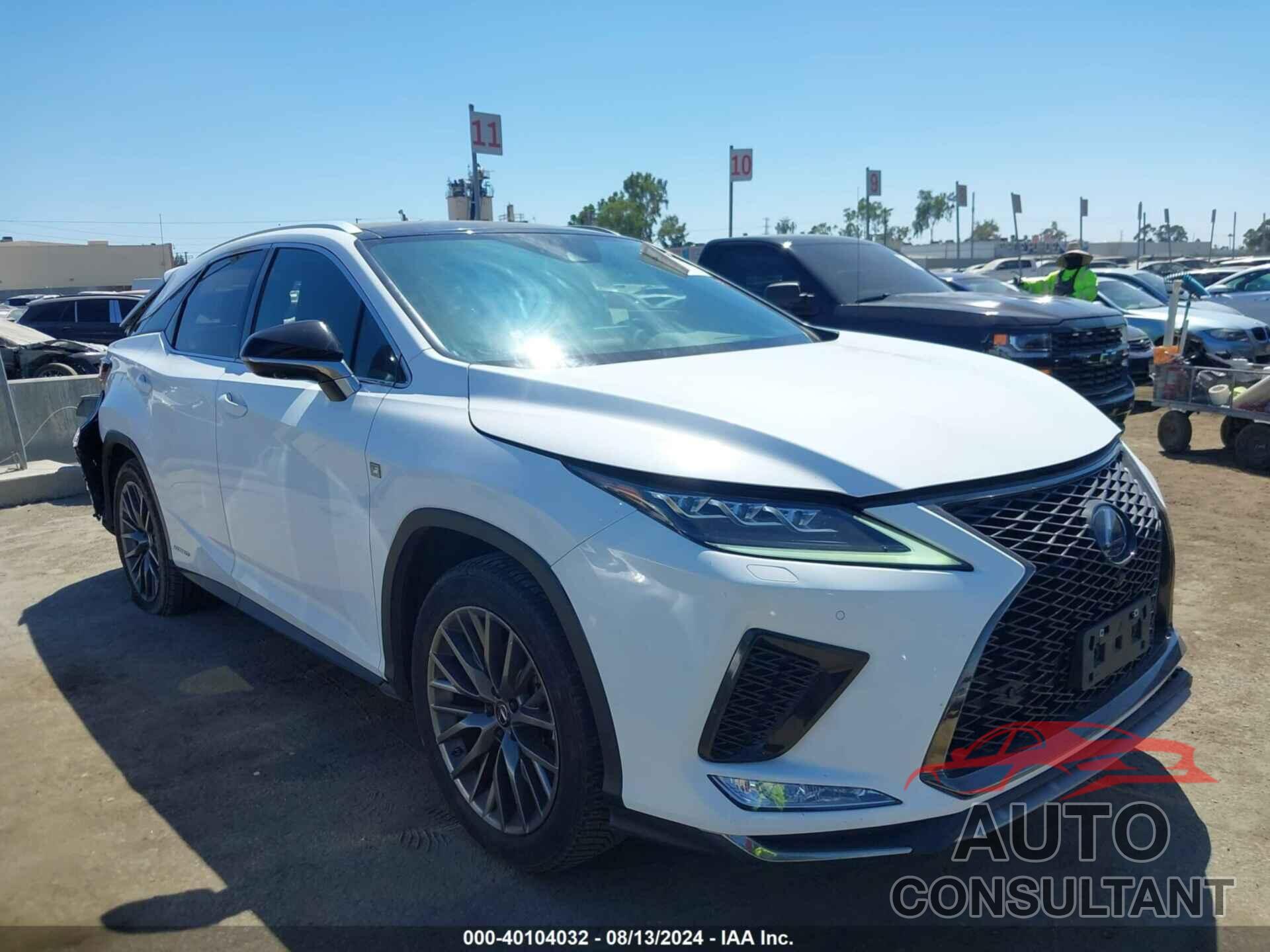 LEXUS RX 450H 2022 - 2T2YGMDA6NC087288