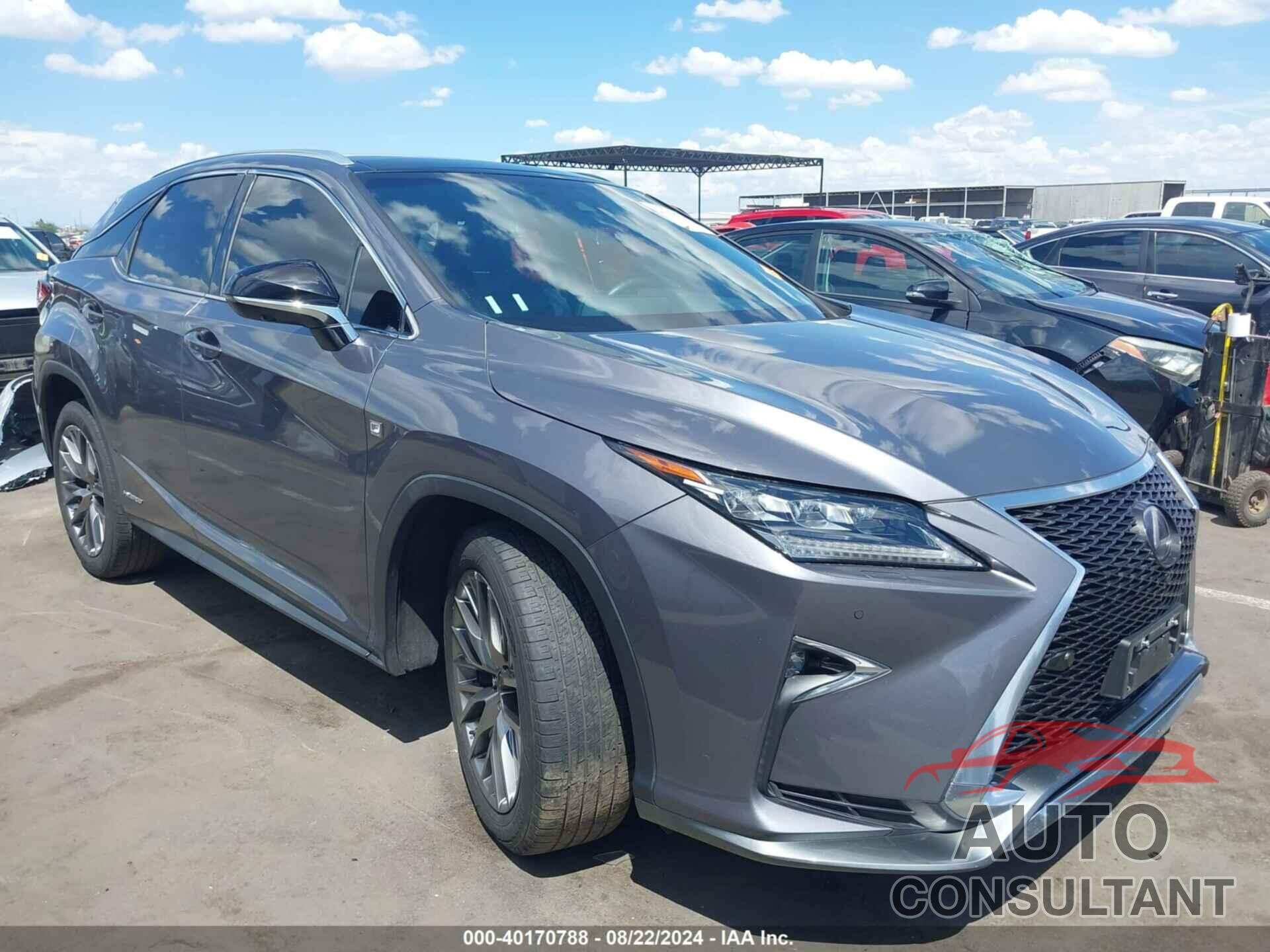 LEXUS RX 450H 2019 - 2T2BGMCA8KC033641