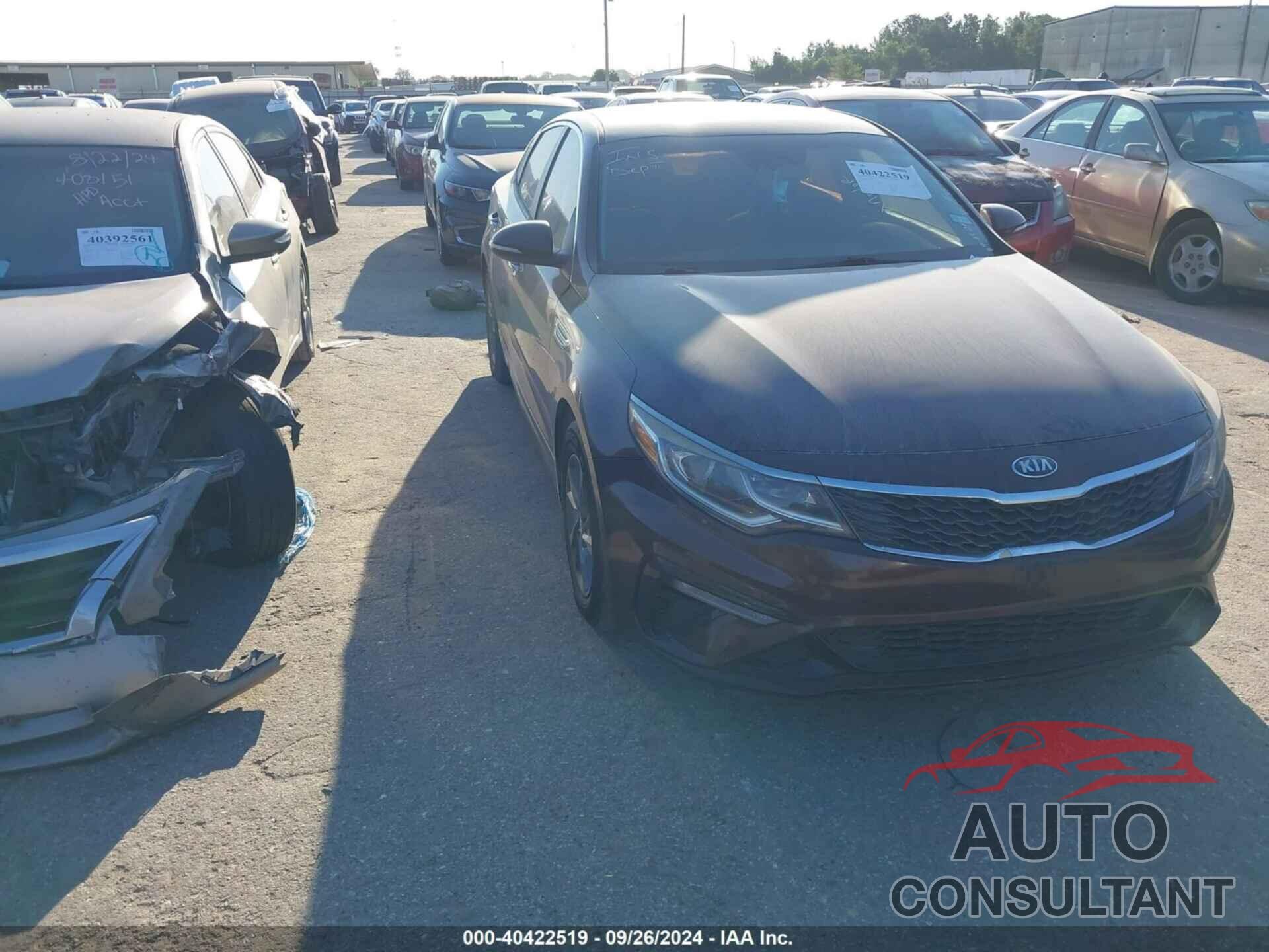 KIA OPTIMA 2019 - 5XXGT4L30KG357943