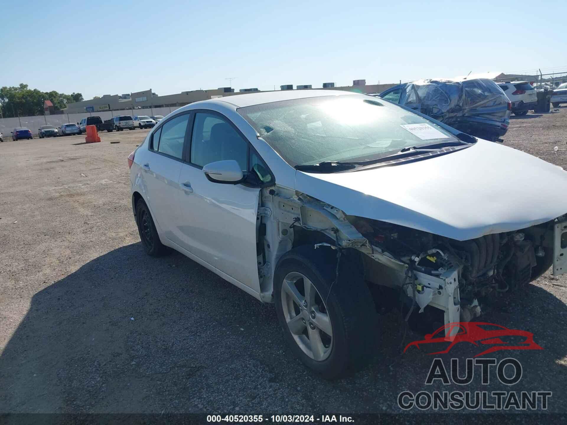 KIA FORTE 2016 - KNAFX4A61G5535381
