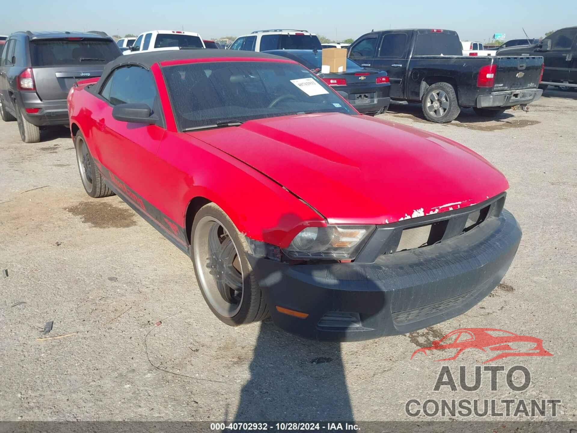 FORD MUSTANG 2012 - 1ZVBP8EM2C5235275