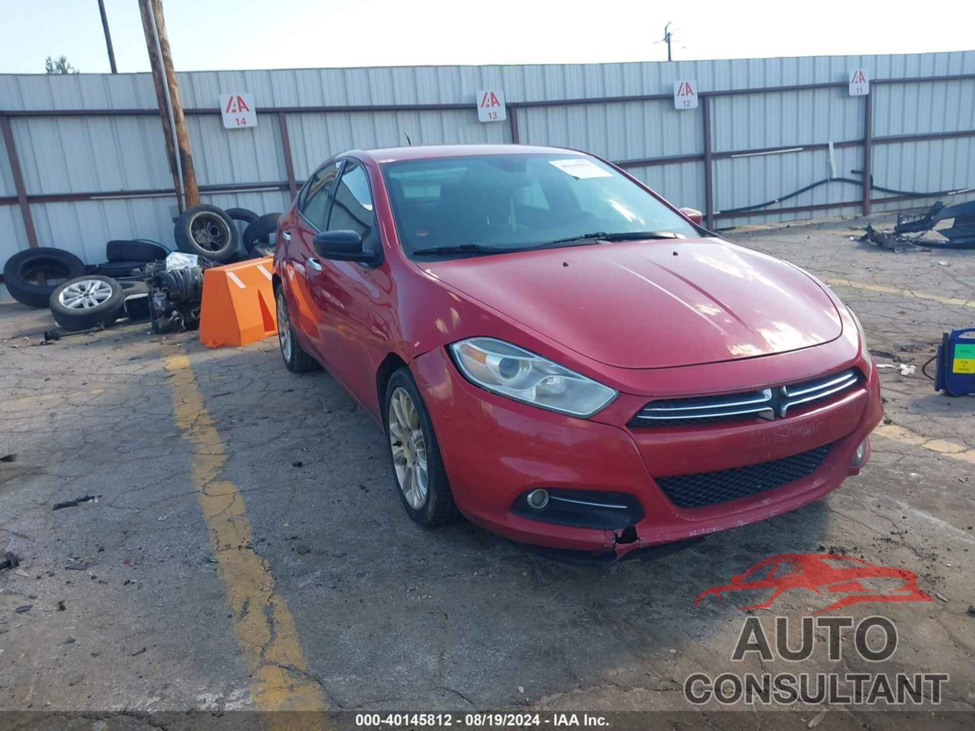 DODGE DART 2016 - 1C3CDFFA1GD819501