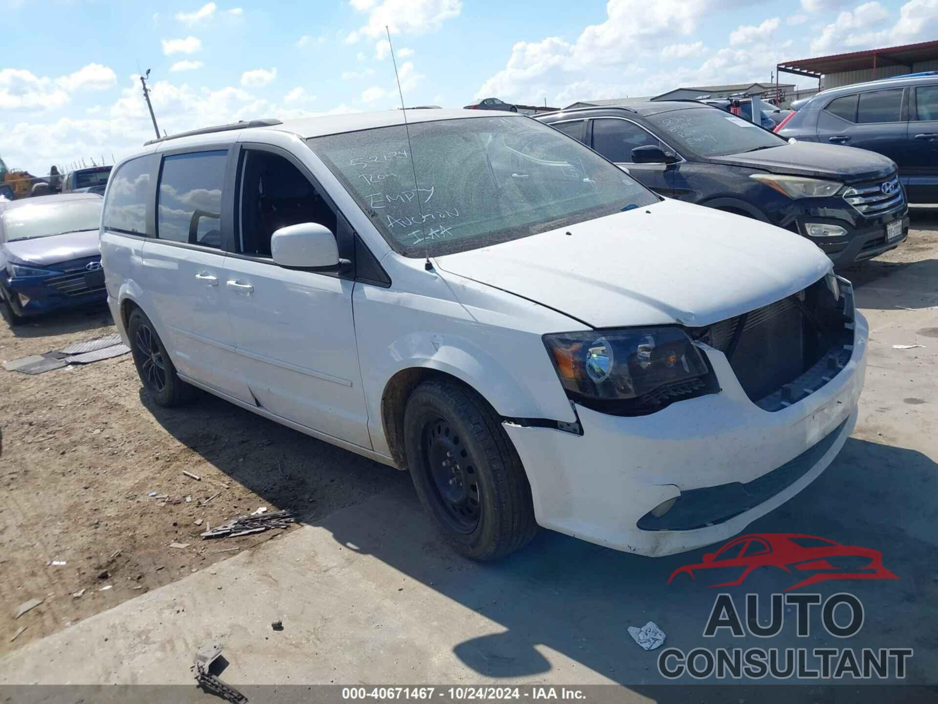 DODGE GRAND CARAVAN 2017 - 2C4RDGEGXHR862699