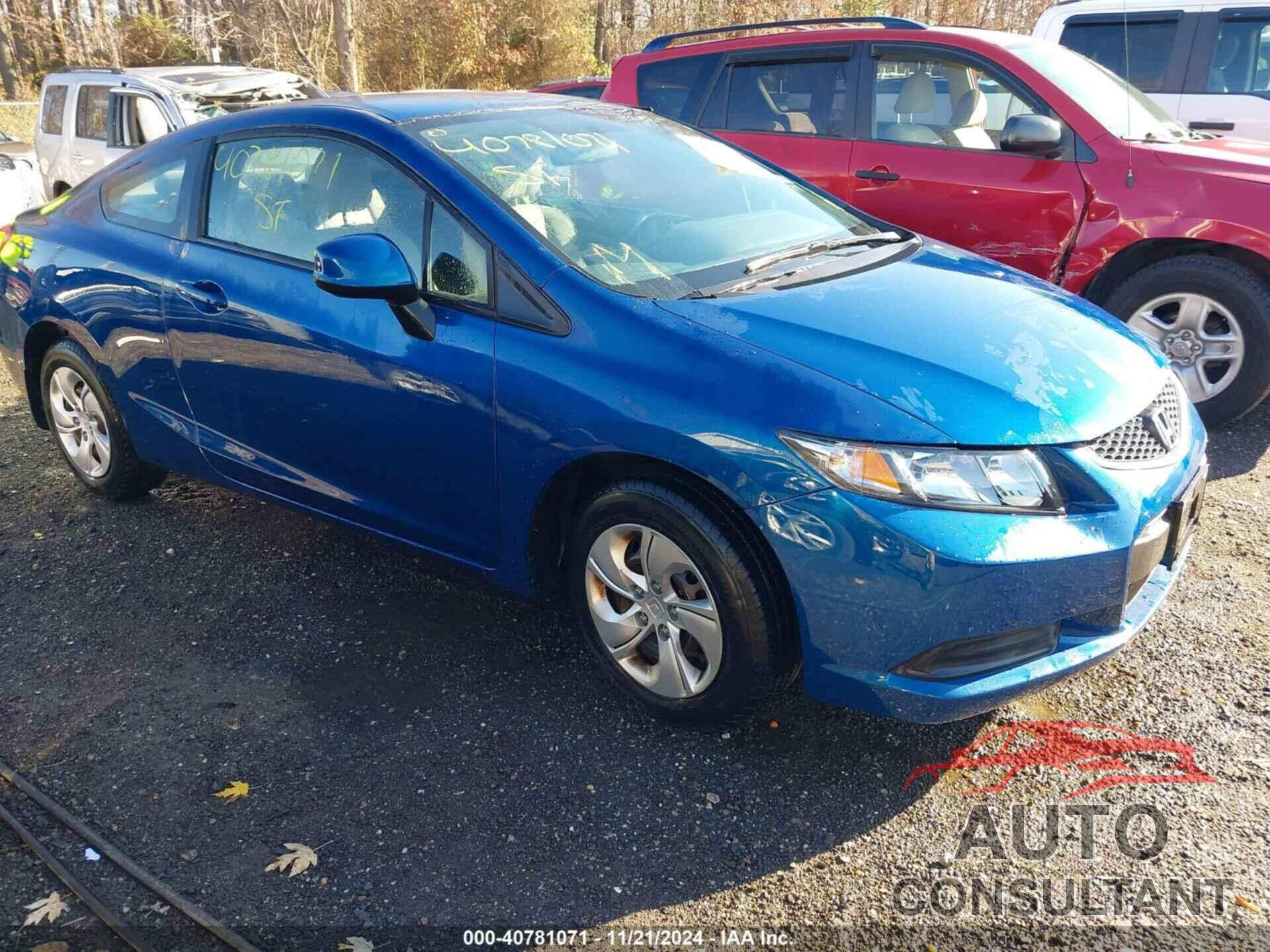 HONDA CIVIC 2013 - 2HGFG3B53DH527243