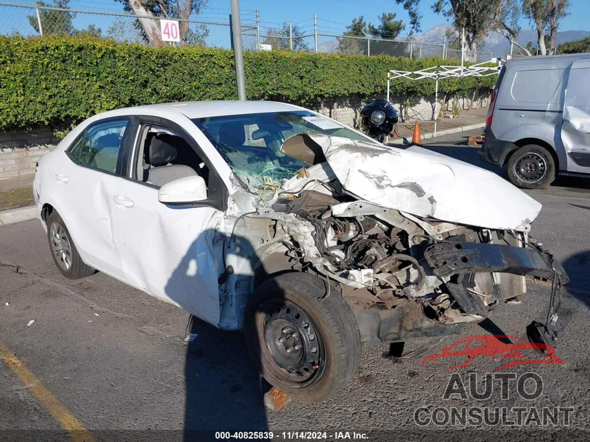 TOYOTA COROLLA 2019 - 5YFBURHE0KP918650