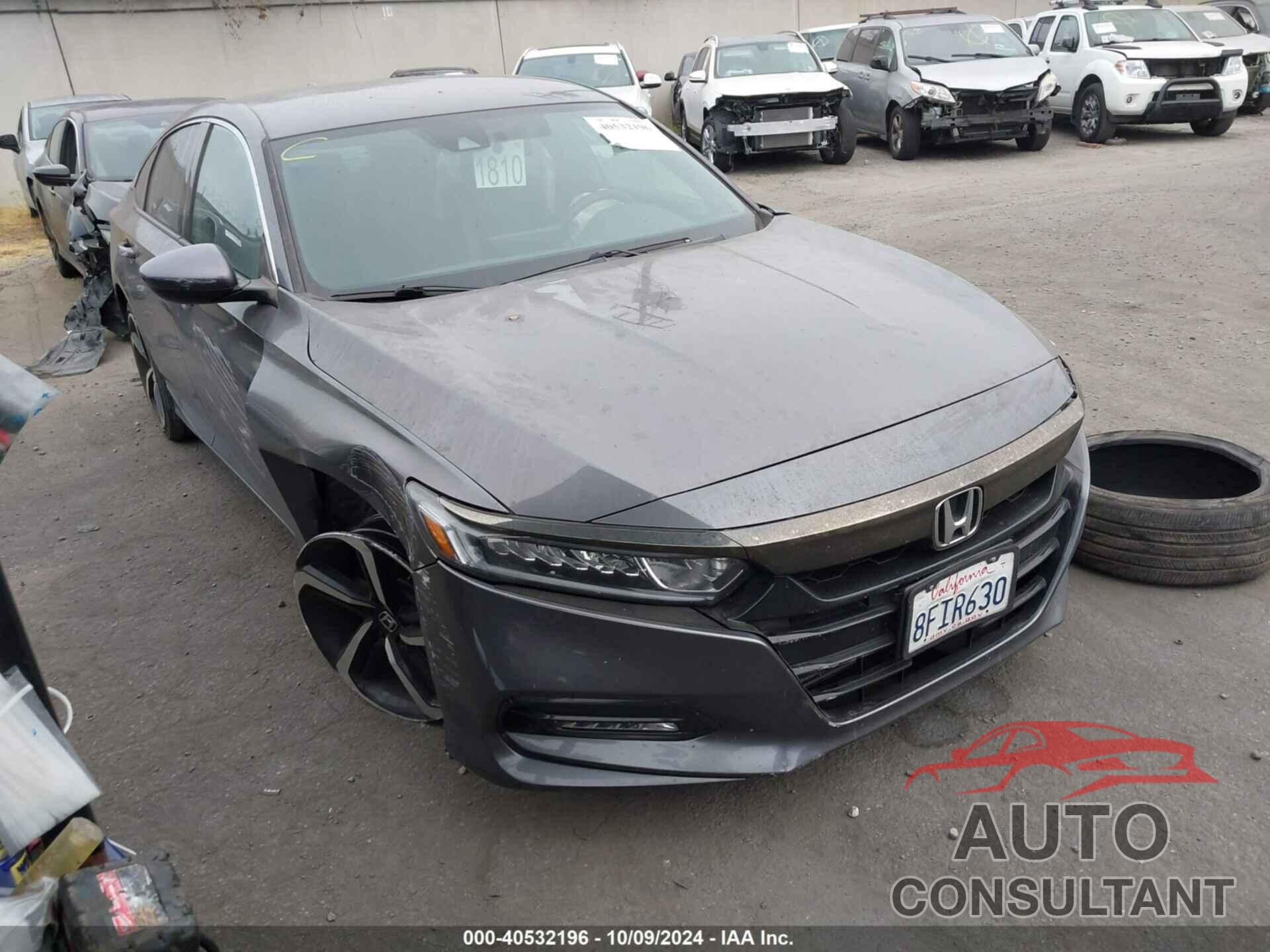 HONDA ACCORD 2018 - 1HGCV1F32JA222204