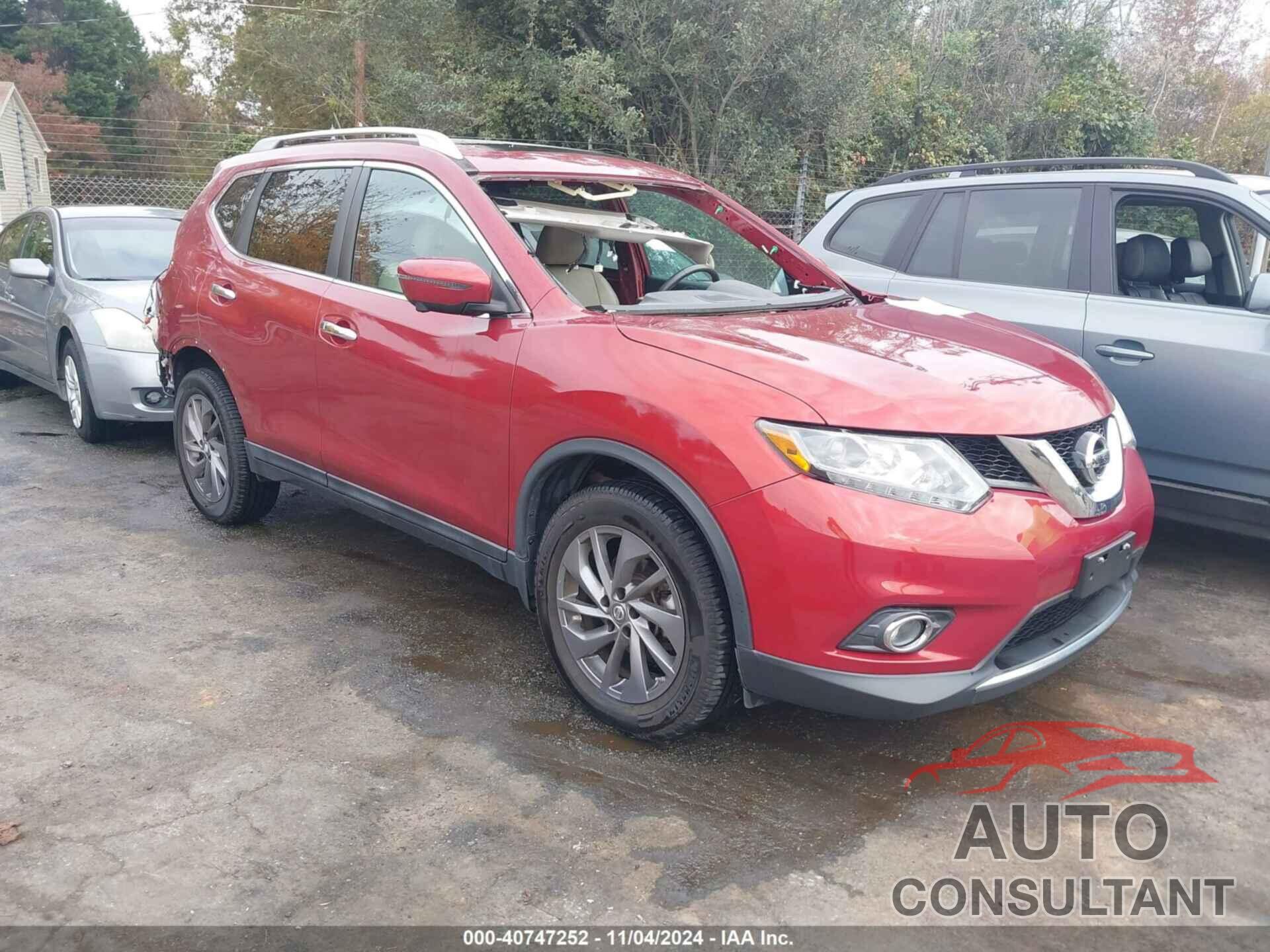 NISSAN ROGUE 2016 - 5N1AT2MV3GC782330