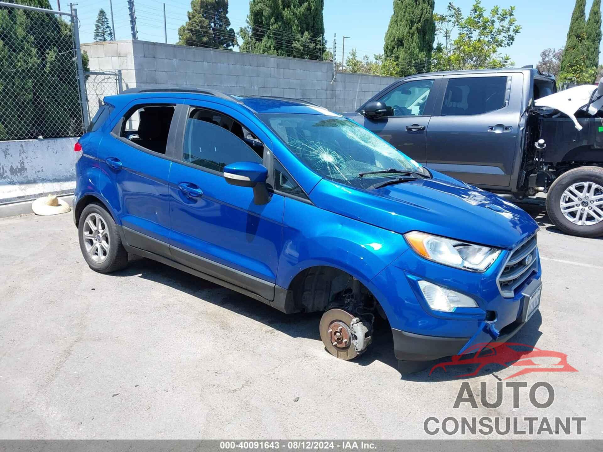 FORD ECOSPORT 2018 - MAJ3P1TE6JC219251