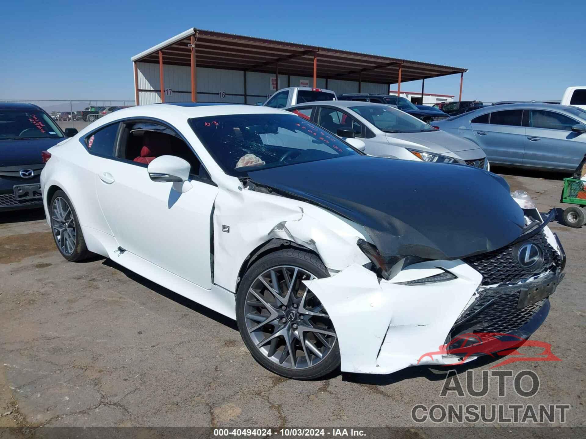 LEXUS RC 350 2015 - JTHHE5BC8F5007989