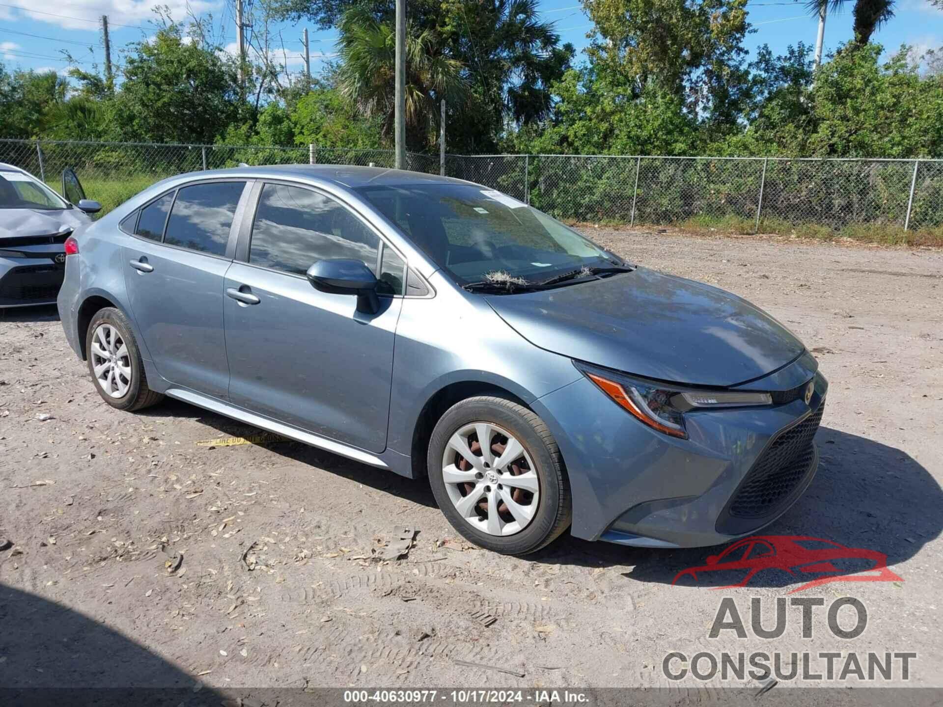 TOYOTA COROLLA 2020 - JTDEPRAE9LJ050328