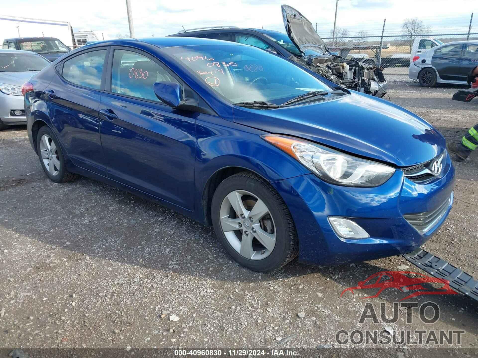 HYUNDAI ELANTRA 2013 - KMHDH4AE0DU495967