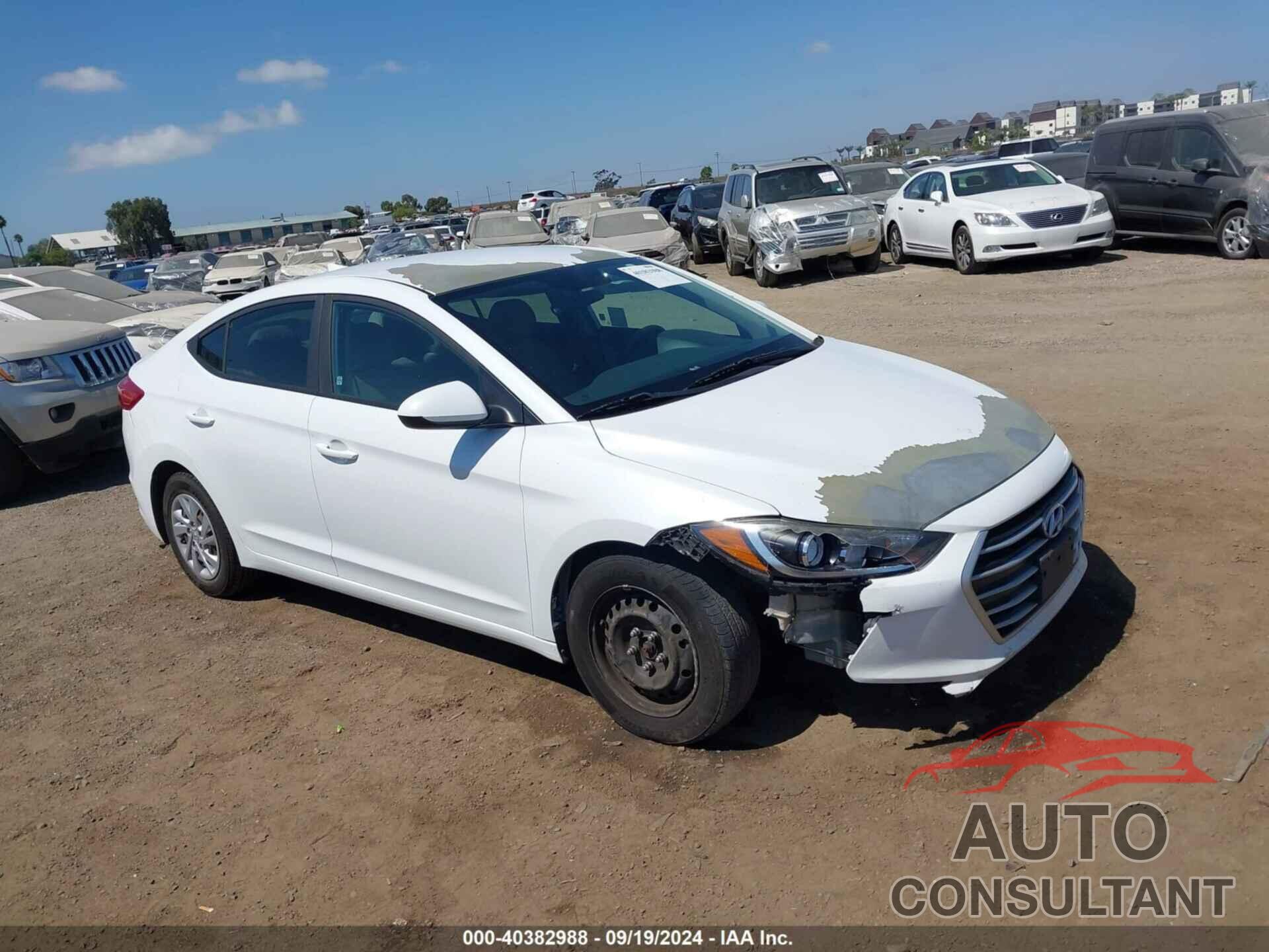 HYUNDAI ELANTRA 2017 - 5NPD74LF5HH057104