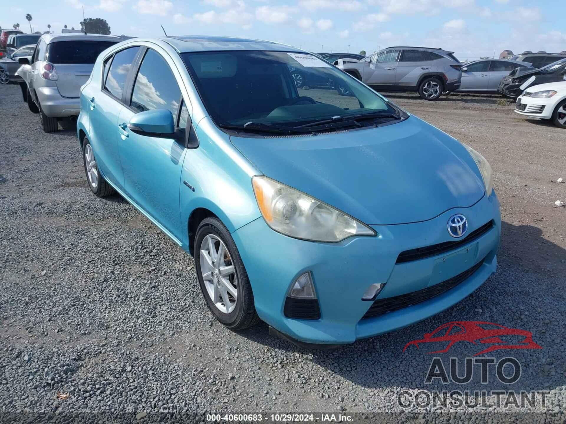 TOYOTA PRIUS C 2014 - JTDKDTB38E1060244