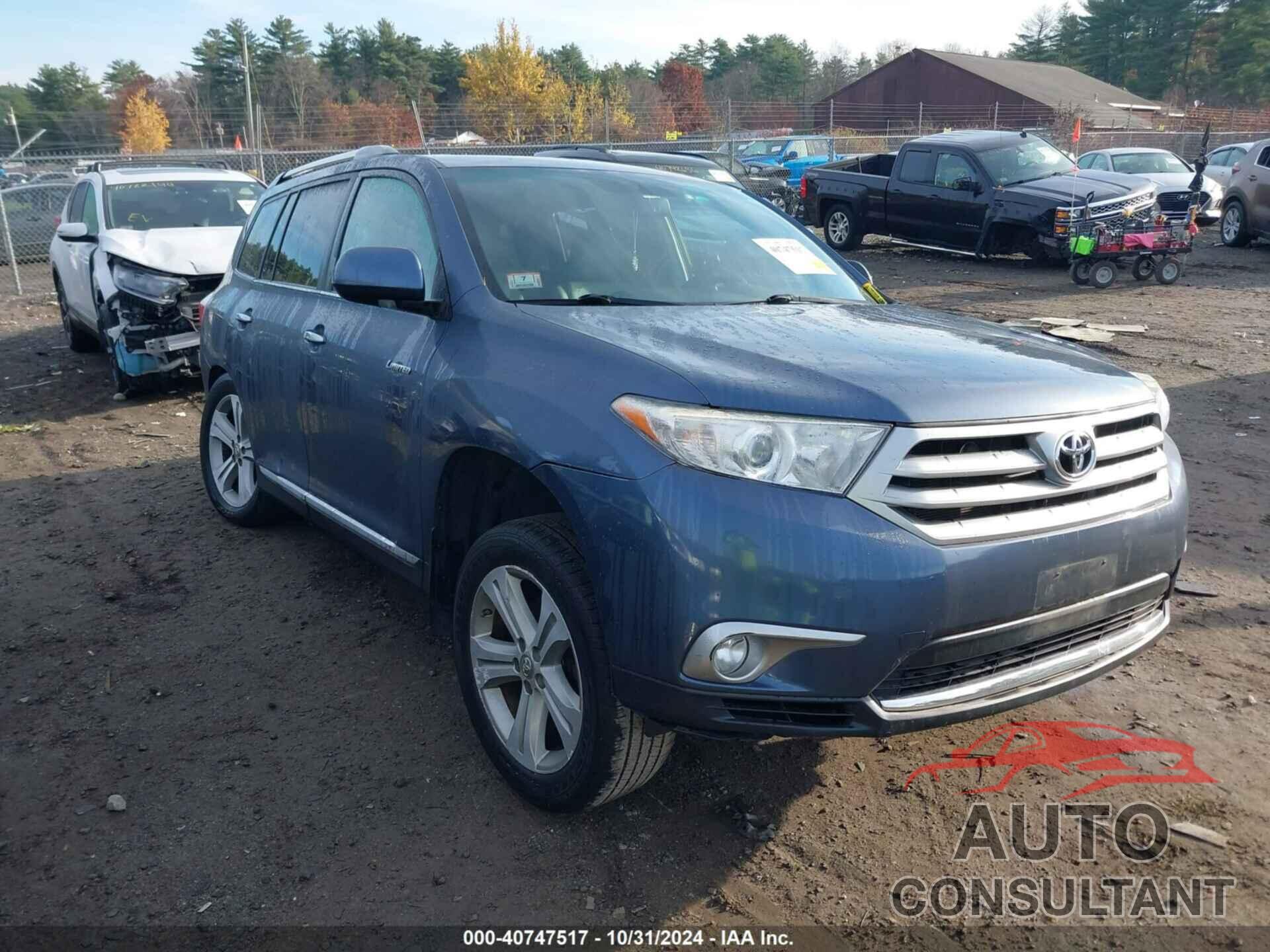 TOYOTA HIGHLANDER 2013 - 5TDDK3EH6DS242323