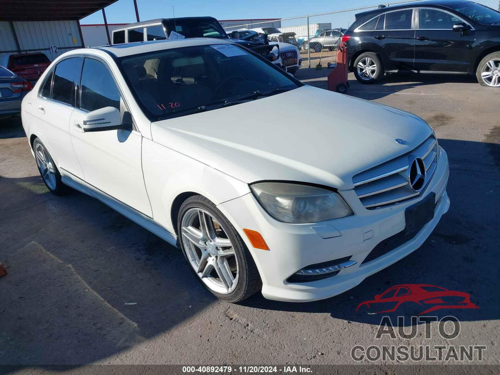 MERCEDES-BENZ C 350 2011 - WDDGF5GB6BF592446