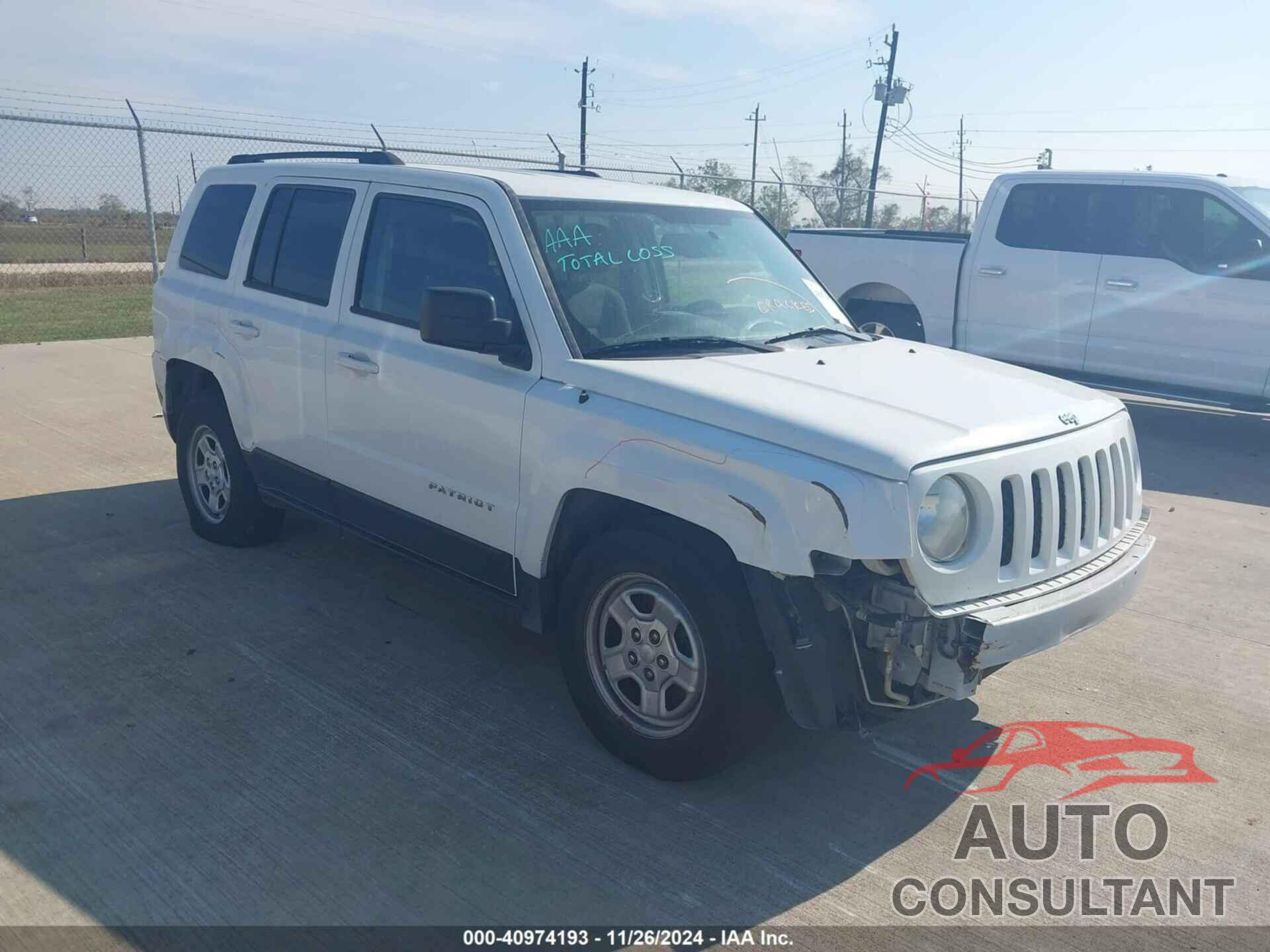 JEEP PATRIOT 2016 - 1C4NJPBA2GD525016