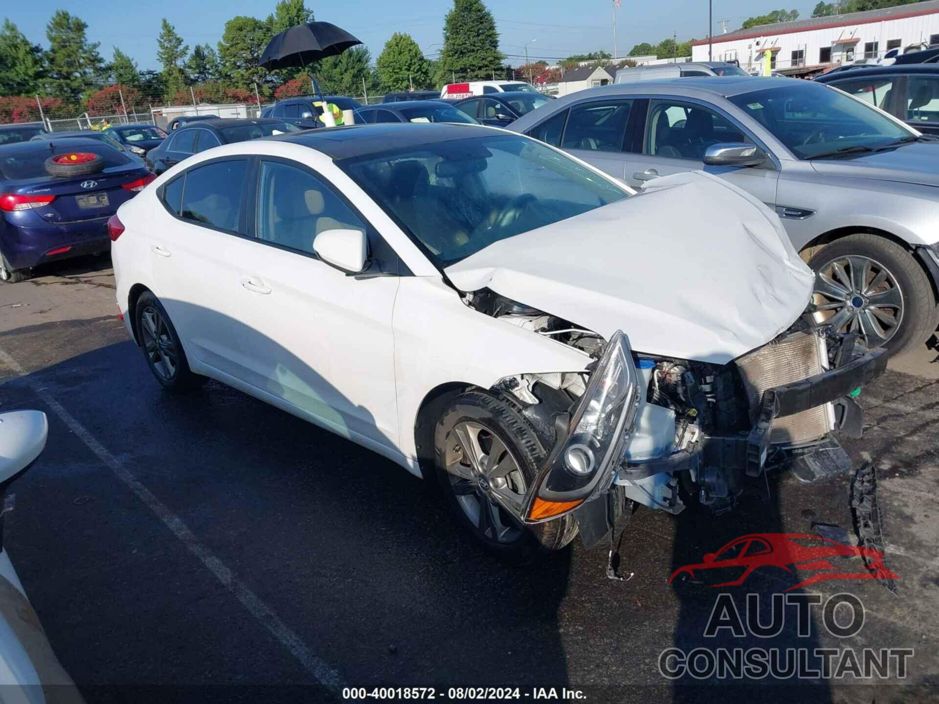 HYUNDAI ELANTRA 2018 - 5NPD84LF6JH286099