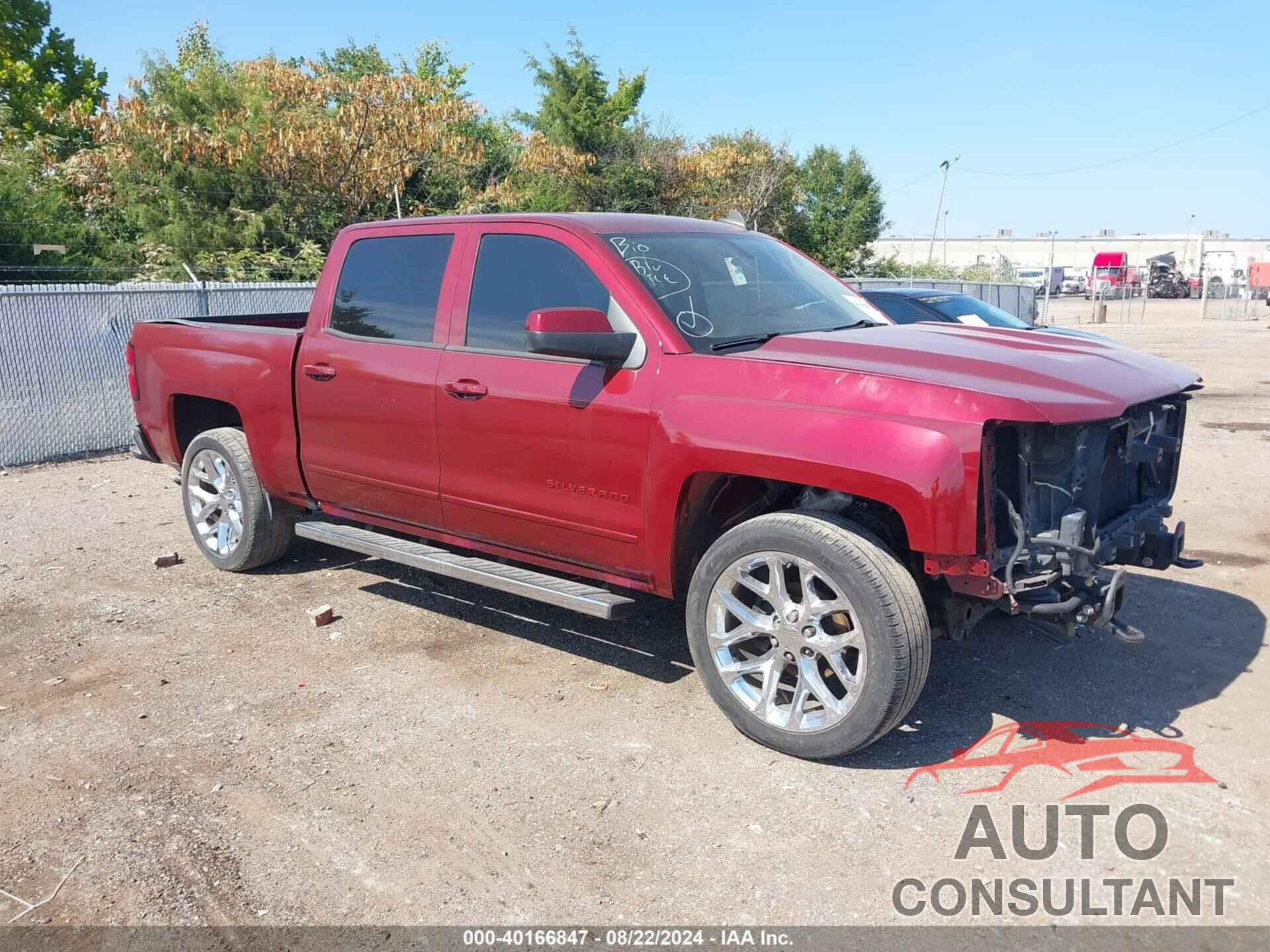 CHEVROLET SILVERADO 1500 2017 - 3GCPCREC4HG163898
