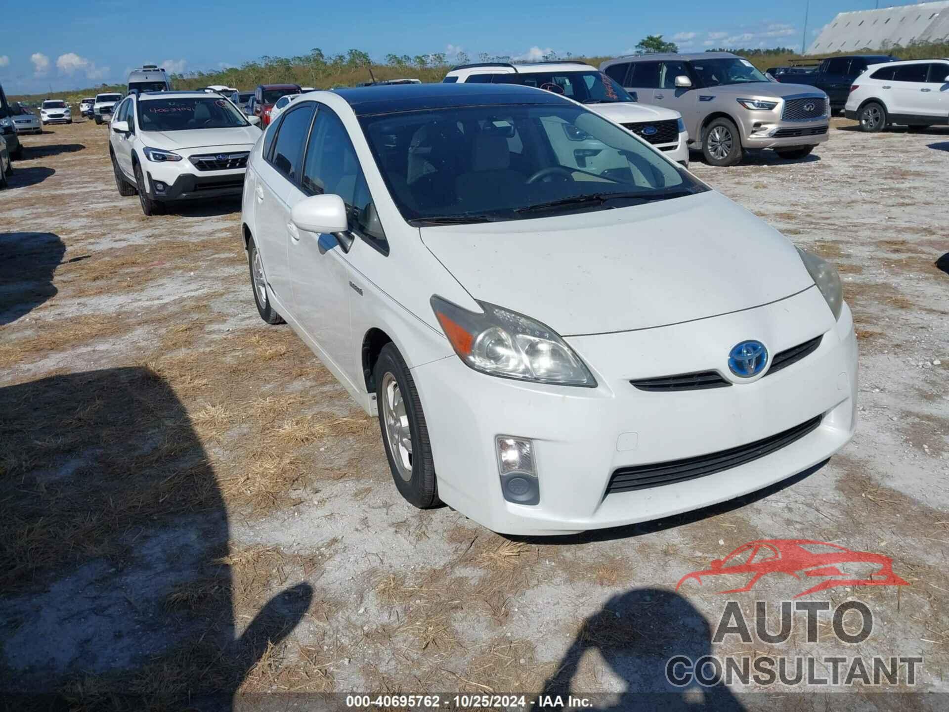 TOYOTA PRIUS 2011 - JTDKN3DU2B1398656
