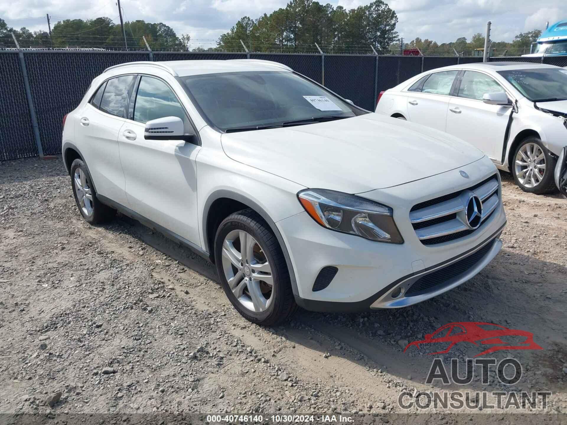 MERCEDES-BENZ GLA 250 2016 - WDCTG4GB3GJ207942