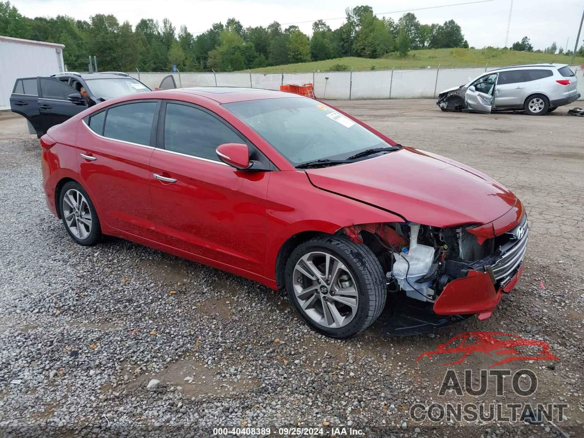 HYUNDAI ELANTRA 2017 - 5NPD84LF0HH206872