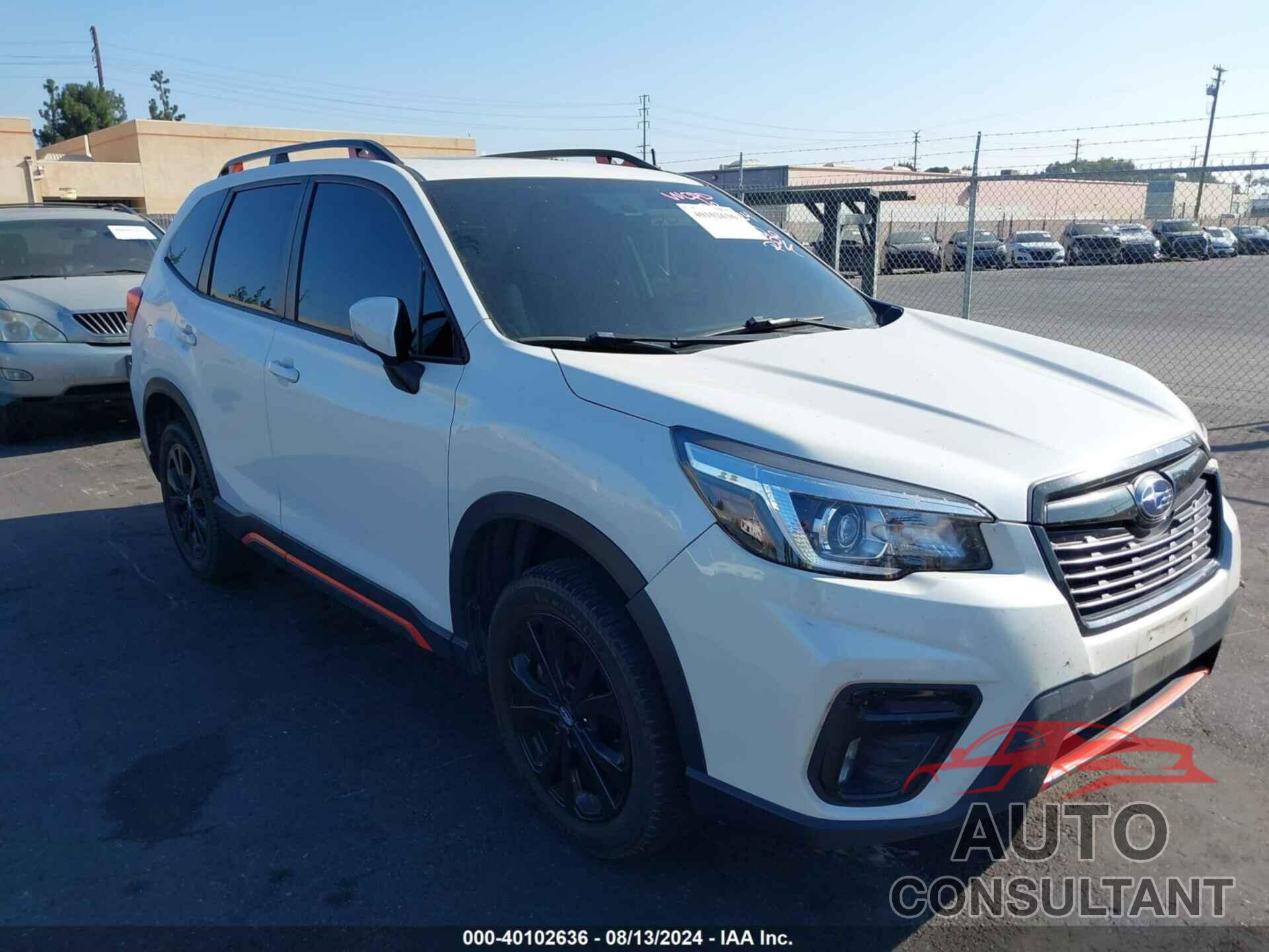 SUBARU FORESTER 2019 - JF2SKAJC7KH533020