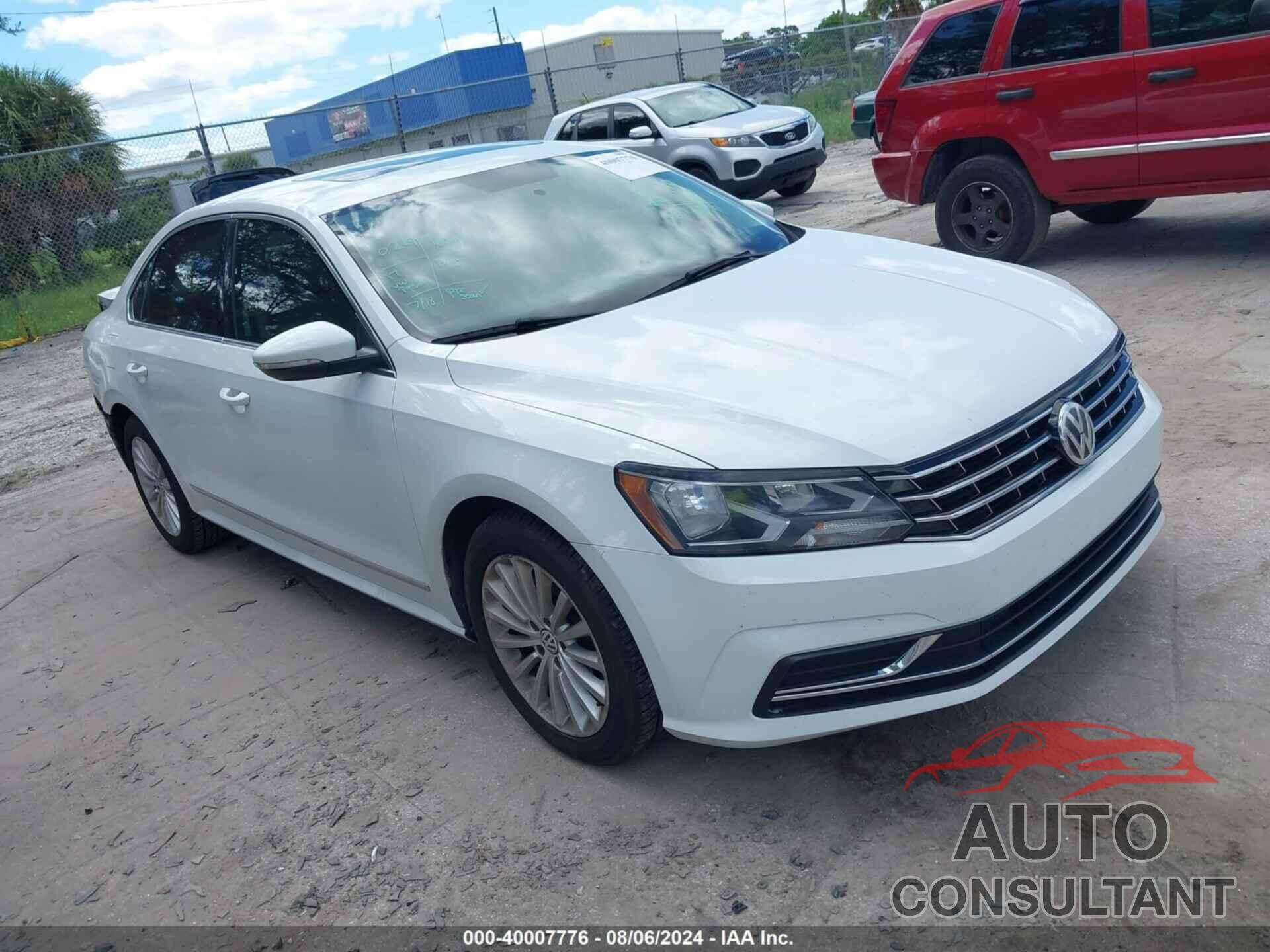 VOLKSWAGEN PASSAT 2017 - 1VWBT7A38HC063601