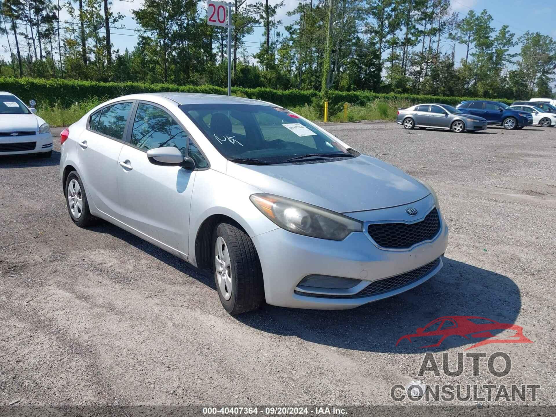 KIA FORTE 2015 - KNAFK4A6XF5298189