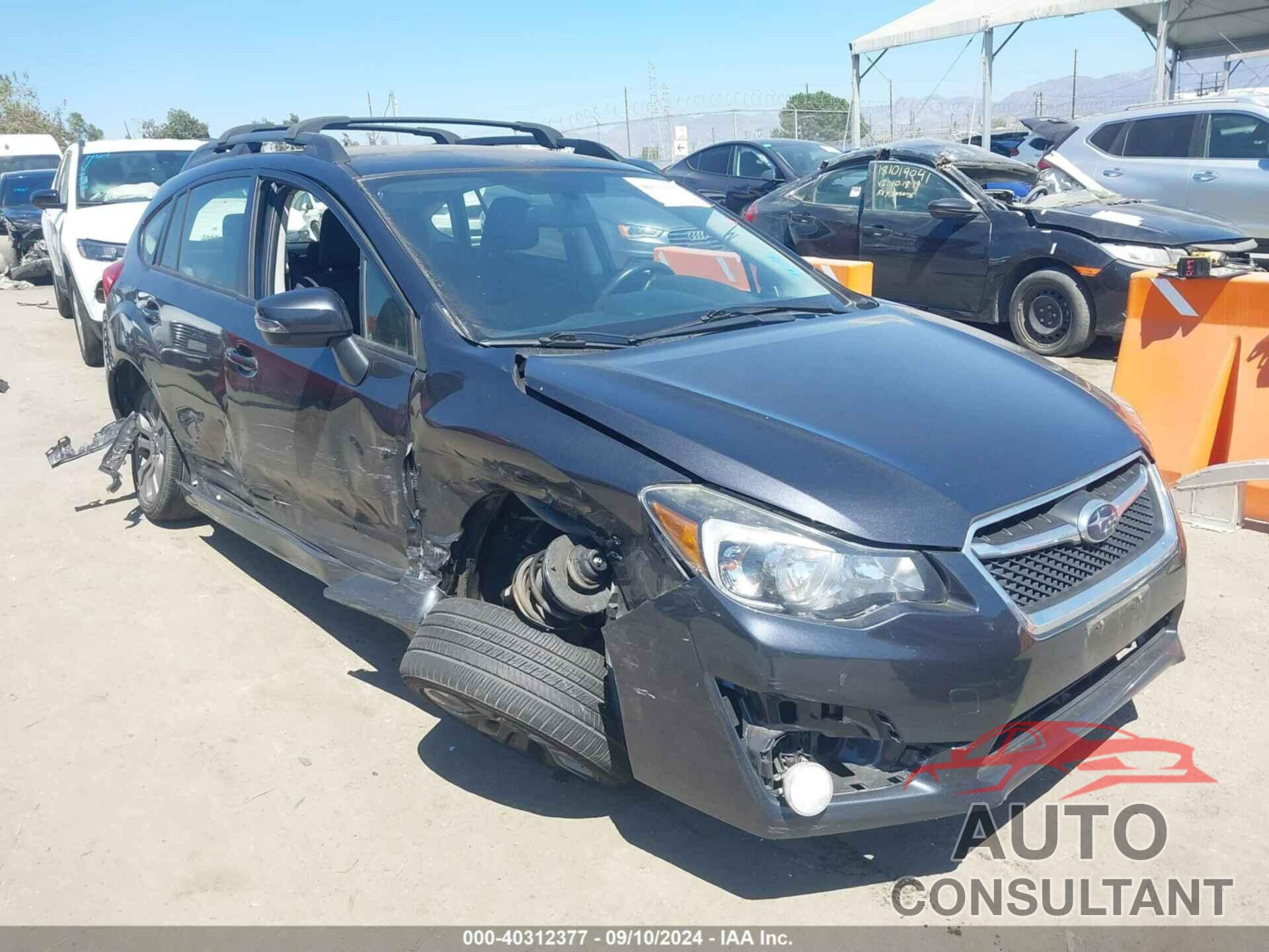 SUBARU IMPREZA 2016 - JF1GPAP60G8218662